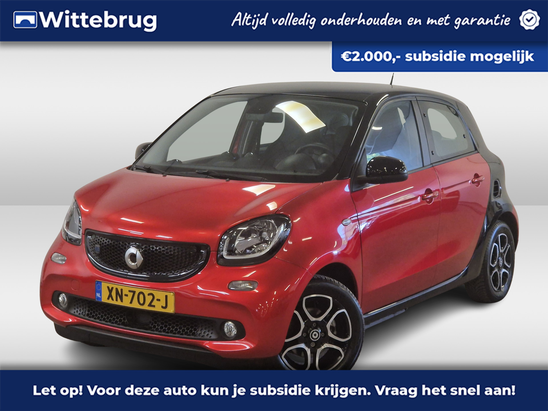 Smart Forfour EQ Business Solution 18 kWh | Leder | Stoelverwarming | Navigatie