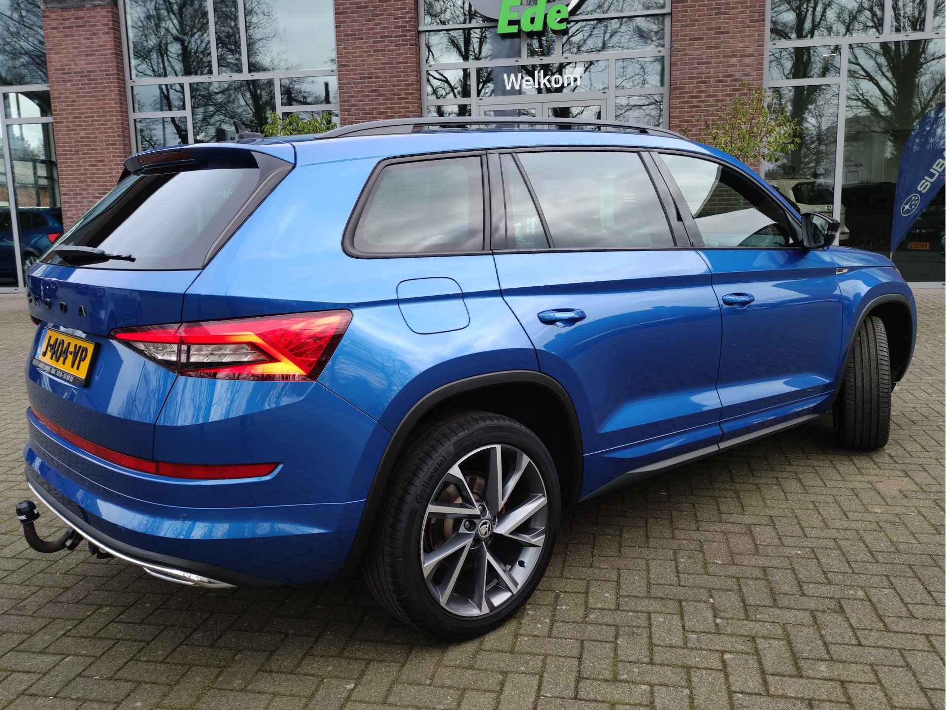 Škoda Kodiaq 1.5 TSI DSG Sportline Business Afn.trekhaak - 20Inch LMV - Canton Audio - Blindspot detectie - Adaptieve Cr.control - 7/37