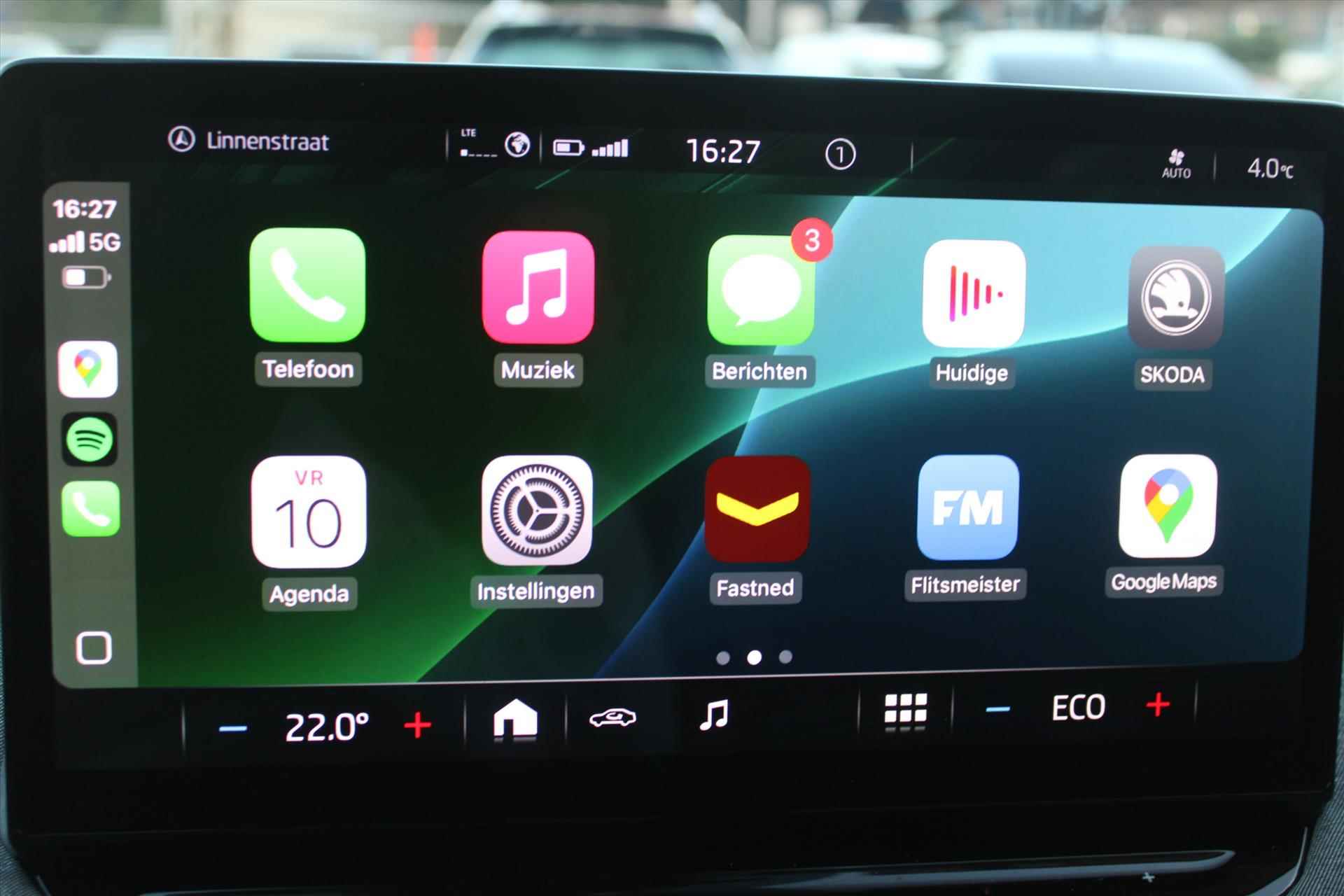 SKODA Enyaq Iv 60 | Orig. NL | Carplay | Navigatie | Cruise & Climate Control | Half-Leder | PDC | - 9/22