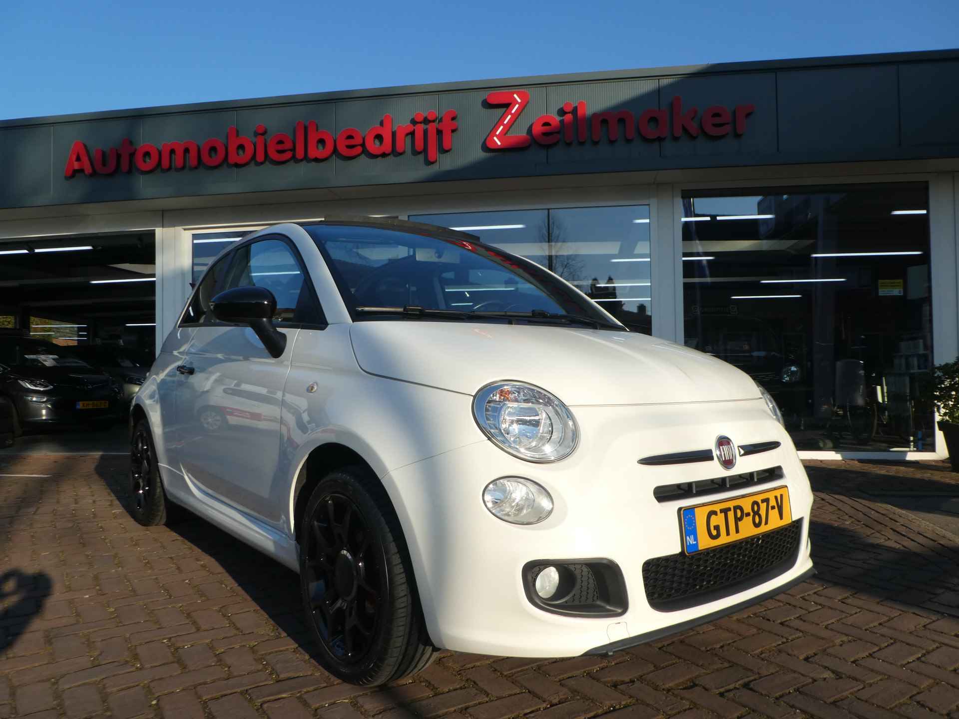 Fiat 500 1.2 Lounge Cabrio, Airco, LM Velgen