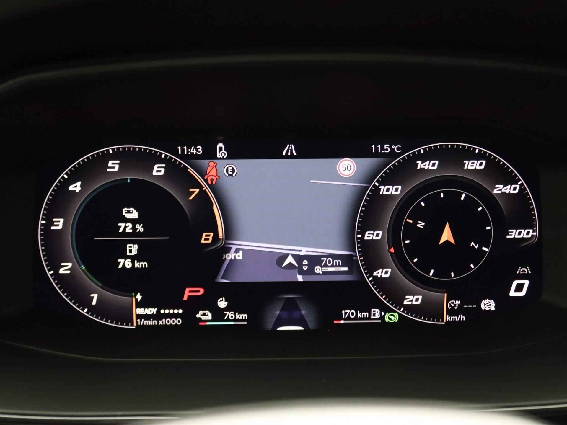 CUPRA Formentor 1.5 TSI e-Hybrid VZ Performance 272PK DSG Trekhaak, Led matrix, 360 gr. camera, side assist, adaptive cruise, keyless, schuif-kanteldak, virtual pedal, stuur-stoelverwarming,  19" lichtmetaal - 6/59