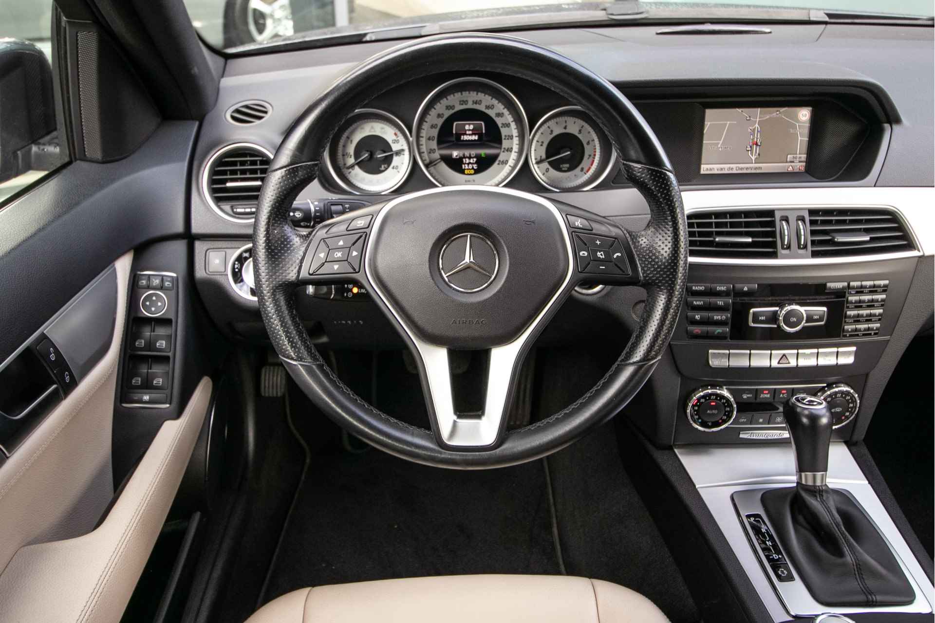 Mercedes-Benz C-Klasse Estate 180 Prestige Avantgarde Automaat All-in rijklaarprijs | Navi | Leder | Cruise - 14/46