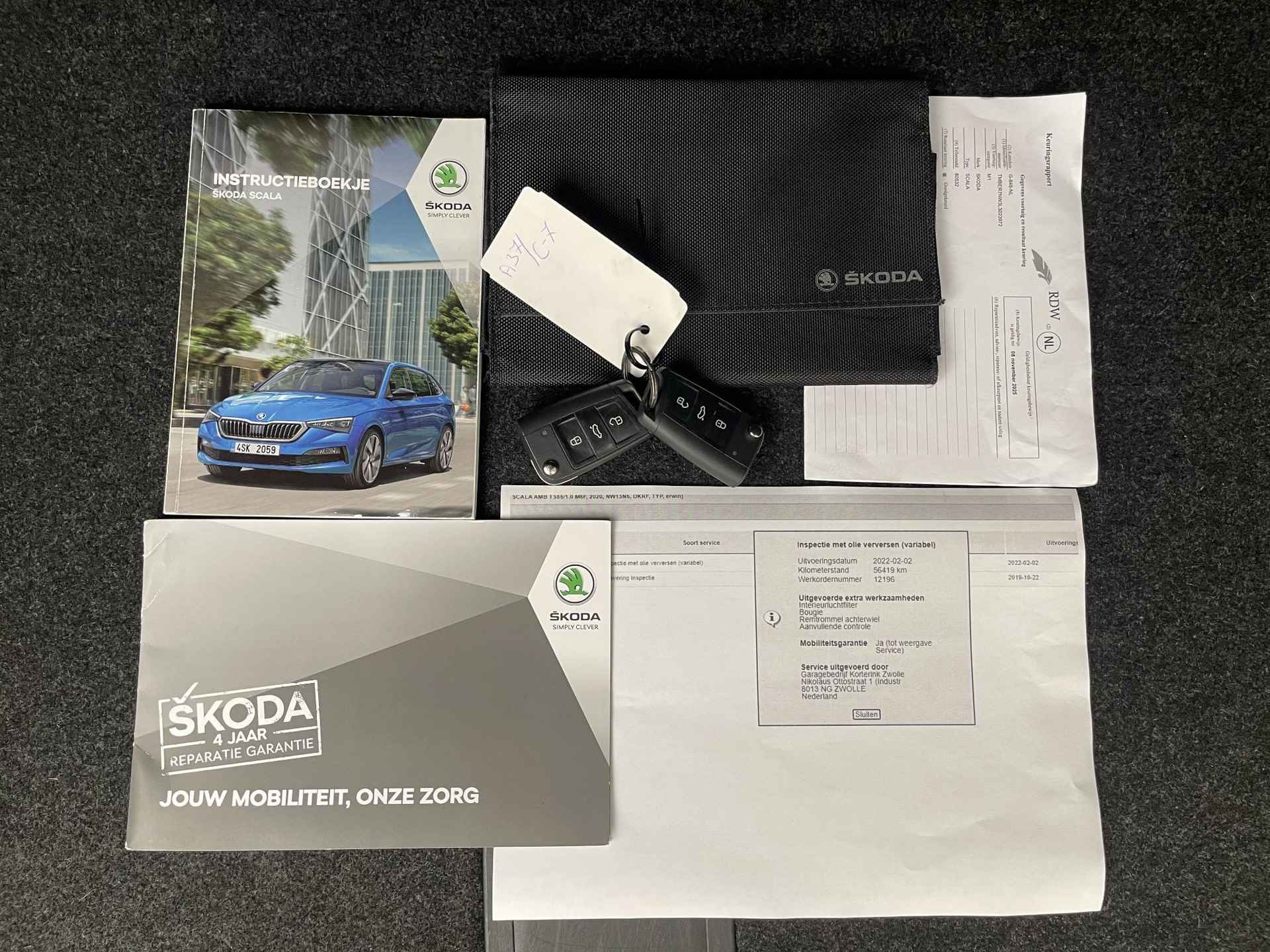 Skoda Scala 1.0 TSI Sport Business | ORG.NL | 1e-EIG | CLIMA | PANO | STOEL.V.W | CARPLAY | - 42/46