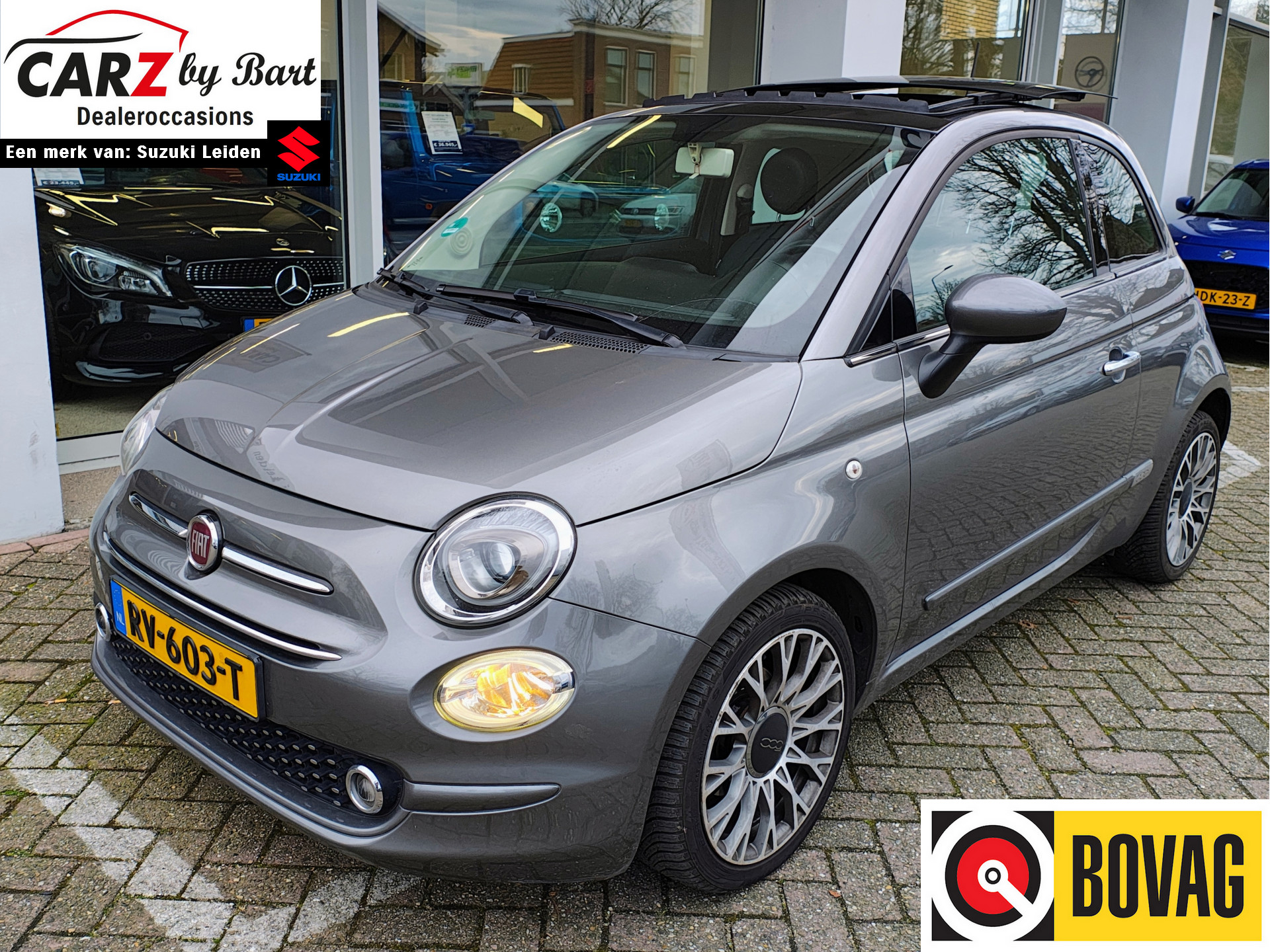 Fiat 500 0.9 TWINAIR TURBO LOUNGE AUTOMAAT Panoramadak | Airco | Prem. Business pack