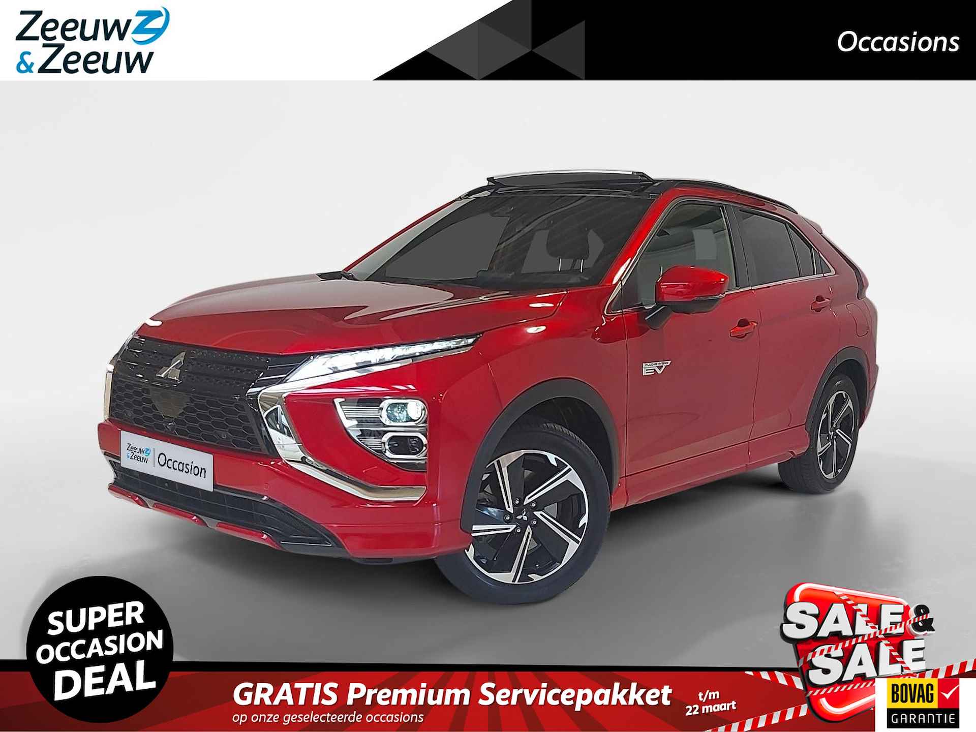 Mitsubishi Eclipse Cross 2.4 PHEV Instyle | Schuif/Kanteldak | 360-Camera | Parkeersensoren | Dodehoekdetectie | Elektrische stoelen | Stuurverwarming | Stoel verwarming voor/achter | Navigatie | Apple Carplay/Android auto | Adaptive cruise control |