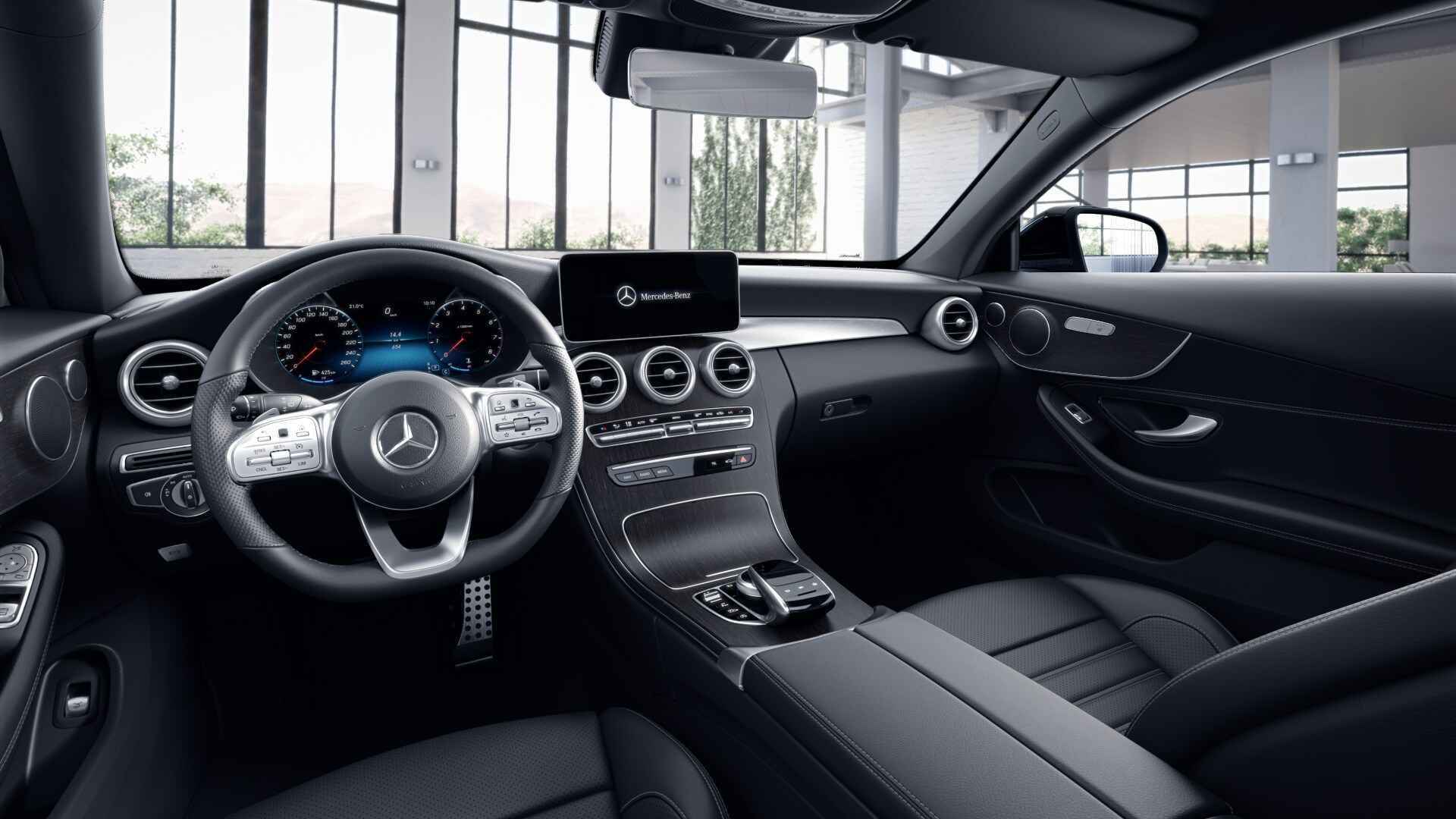 Mercedes-Benz C-klasse Coupé 300 Premium Pack AMG-line | Night pakket | Apple Carplay | Trekhaak | Multibeam | Sfeerverlichting | - 9/42