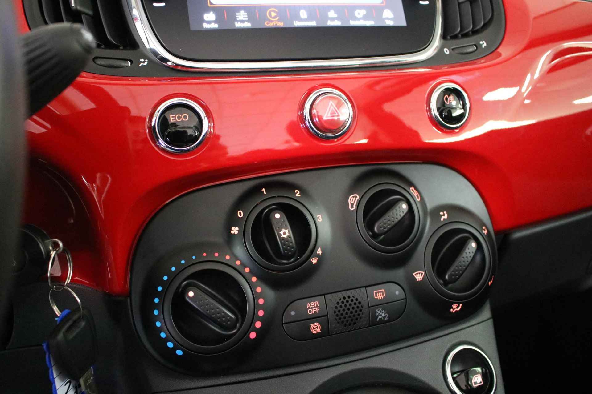 Fiat 500 C 0.9 TwinAir Turbo Mirror 80 PK. Airco | Cabrio! | Apple Carplay | Lichtmetaal | - 25/34