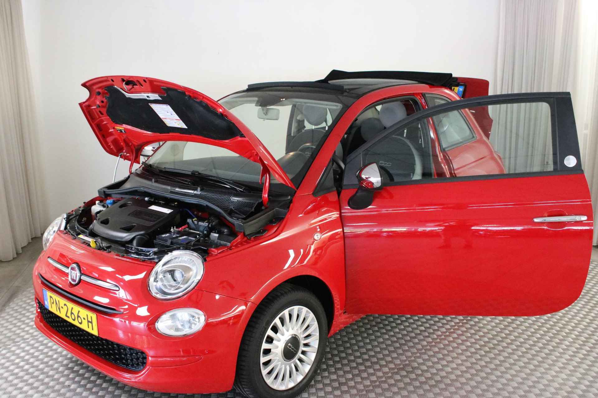 Fiat 500 C 0.9 TwinAir Turbo Mirror 80 PK. Airco | Cabrio! | Apple Carplay | Lichtmetaal | - 33/34