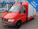 Mercedes-Benz Sprinter 412D 2.9D AUTOMAAT *13.403 KM* BRANDWEERAUTO *MARGE* DUBBEL LUCHT