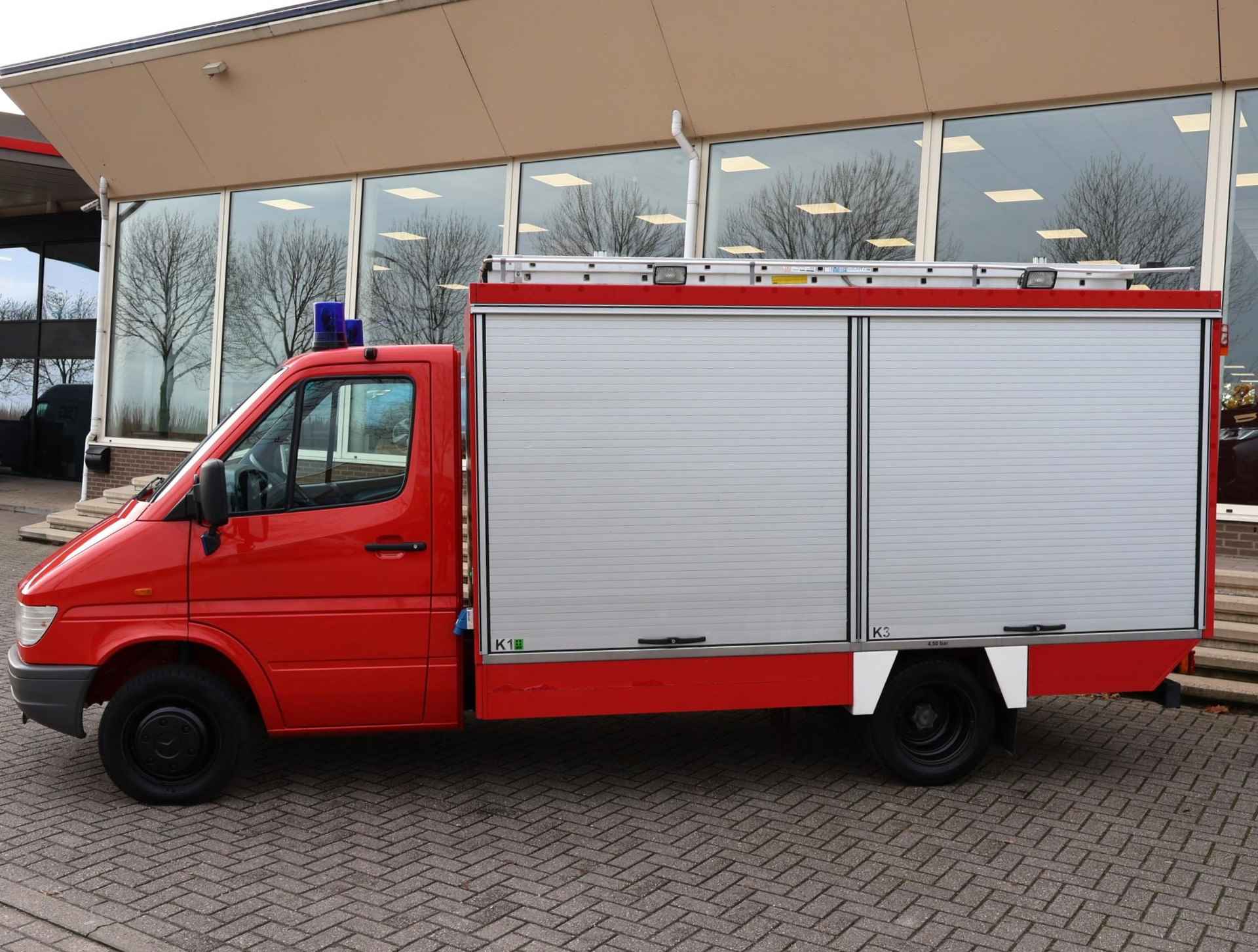 Mercedes-Benz Sprinter 412D 2.9D AUTOMAAT *13.403 KM* BRANDWEERAUTO *MARGE* DUBBEL LUCHT - 5/63