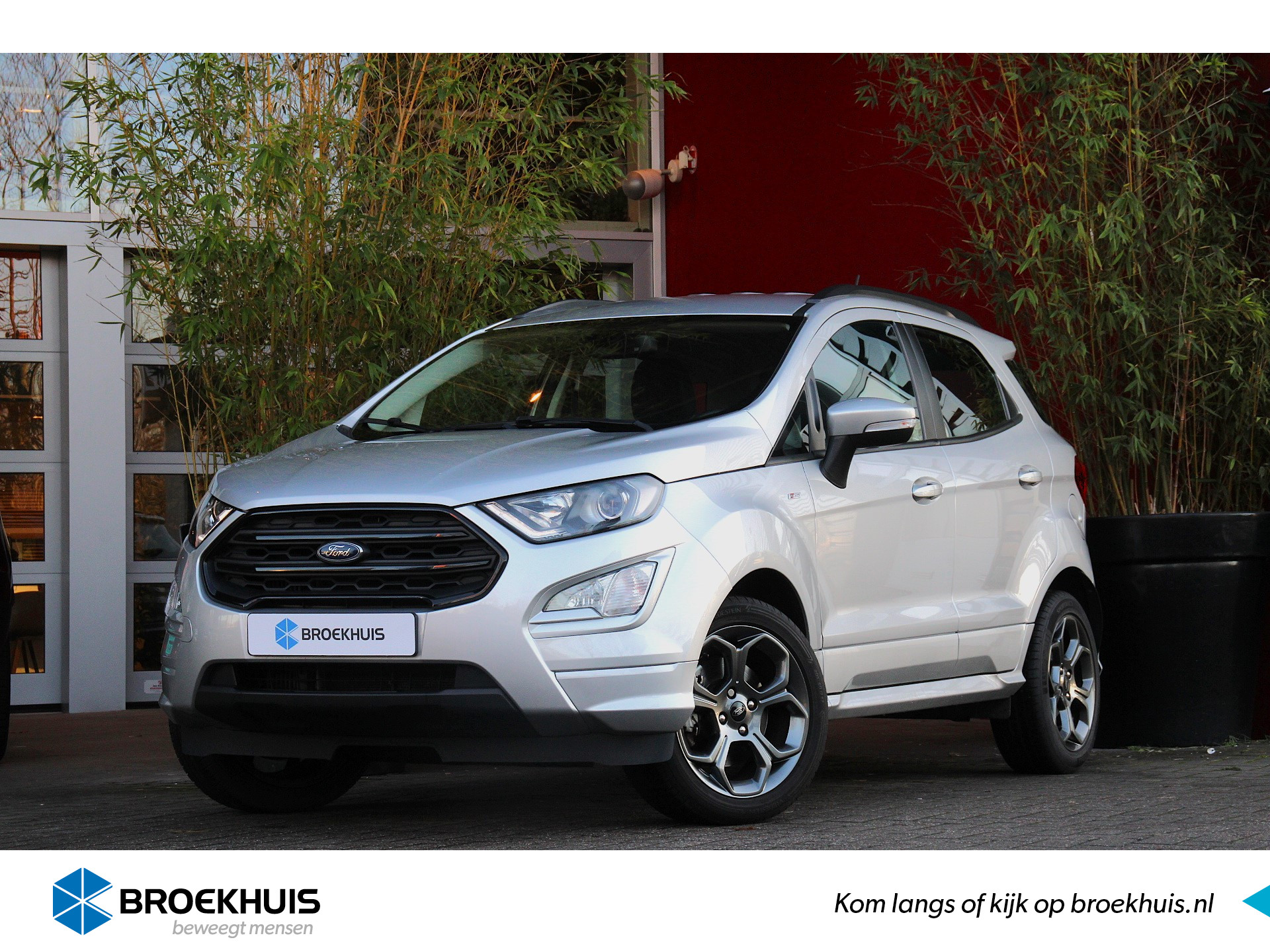 Ford EcoSport 1.0 EcoBoost ST-Line | Trekhaak | Keyless | CarPlay | Navigatie | 17" Velgen