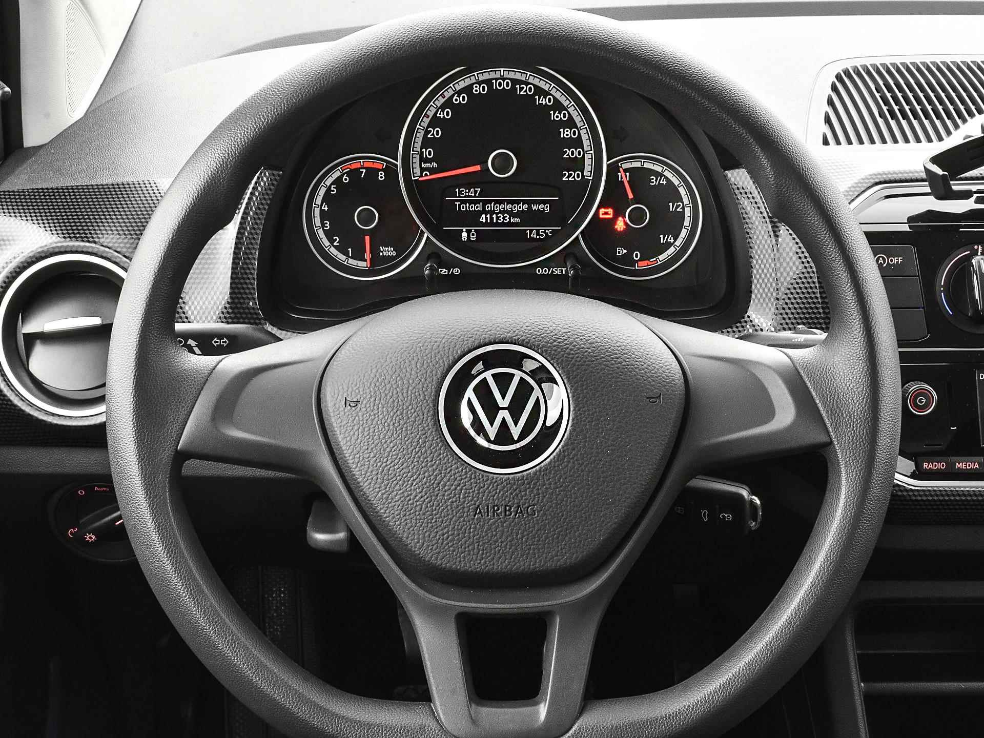 Volkswagen Up! 1.0 65pk | Lane Assist | Radio | Airco | Dab | Telefoonhouder | Garantie t/m 19-01-2026 of 100.000km - 15/26