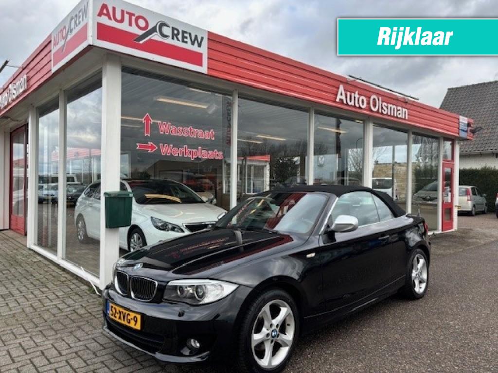 BMW 1-serie 118i Cabrio Exclusive Edition, Leer, stoelverwarming, Navi