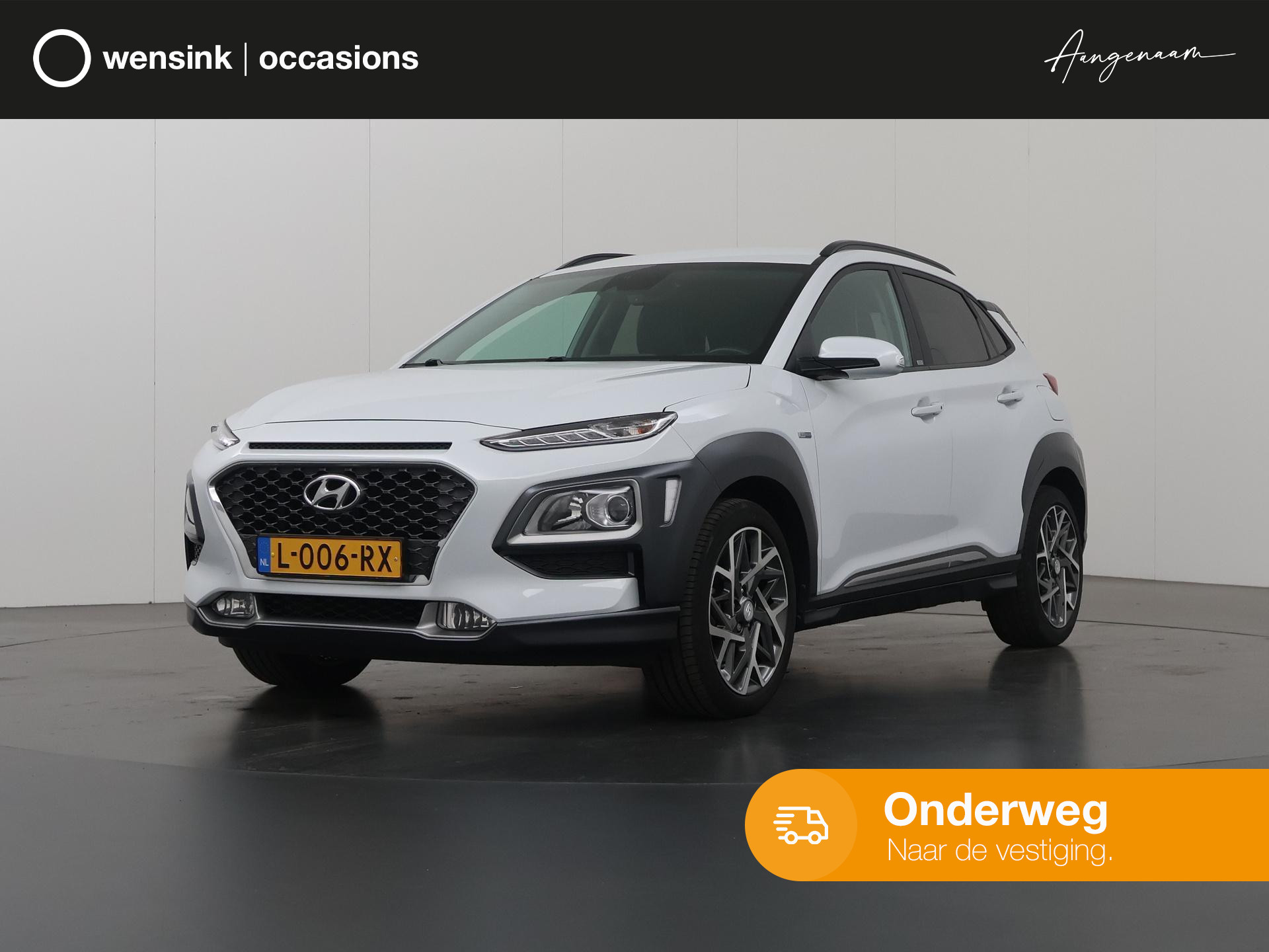 Hyundai Kona 1.6 GDI HEV Fashion | Navigatie | Parkeercamera | Climate Control | Apple carplay | HUD | Dodehoek detectie | Cruise Control |