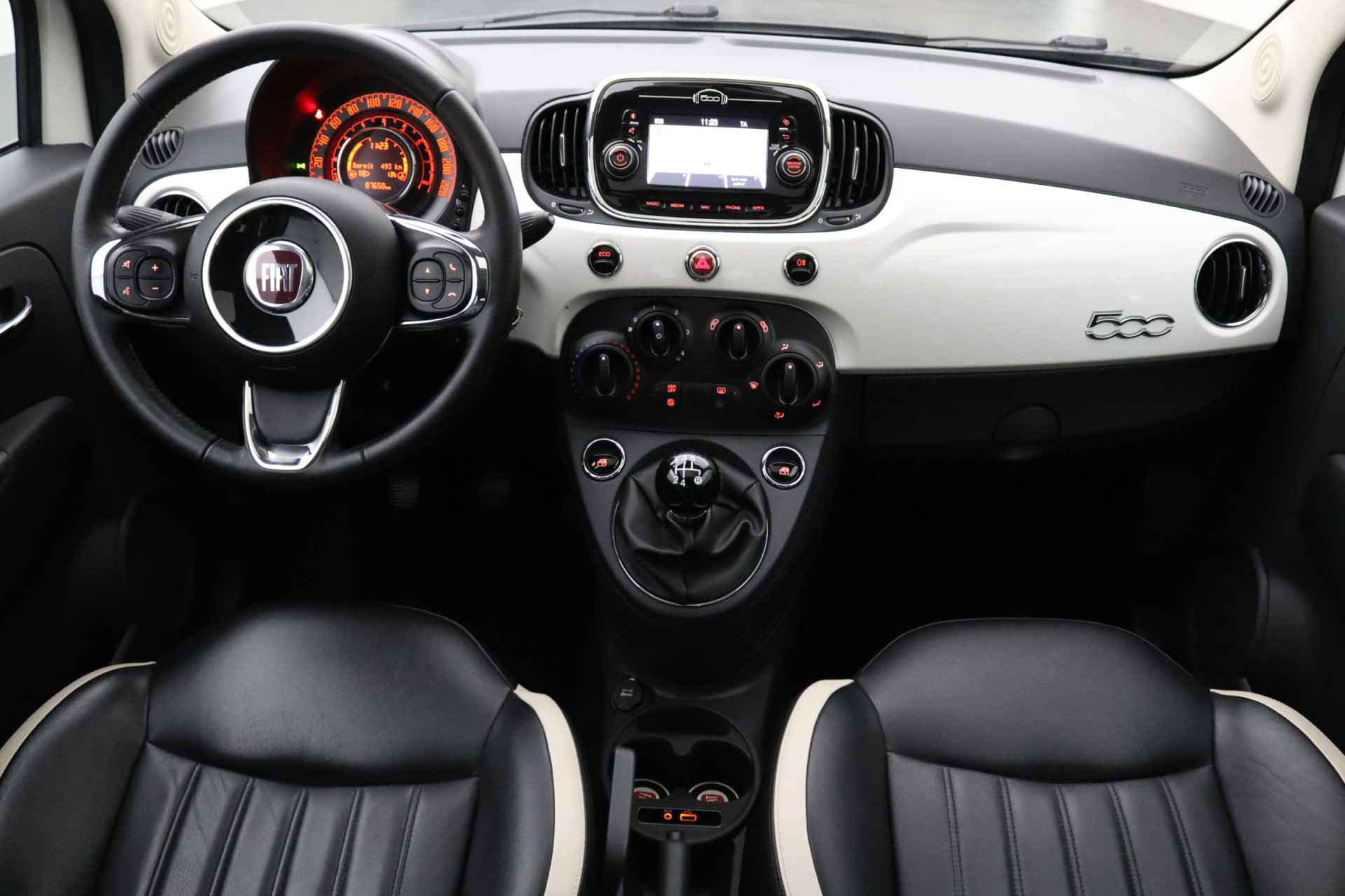 Fiat 500 0.9 TwinAir Turbo Lounge | Schuifdak | Lederen bekleding | Airco | Navigatie - 3/27