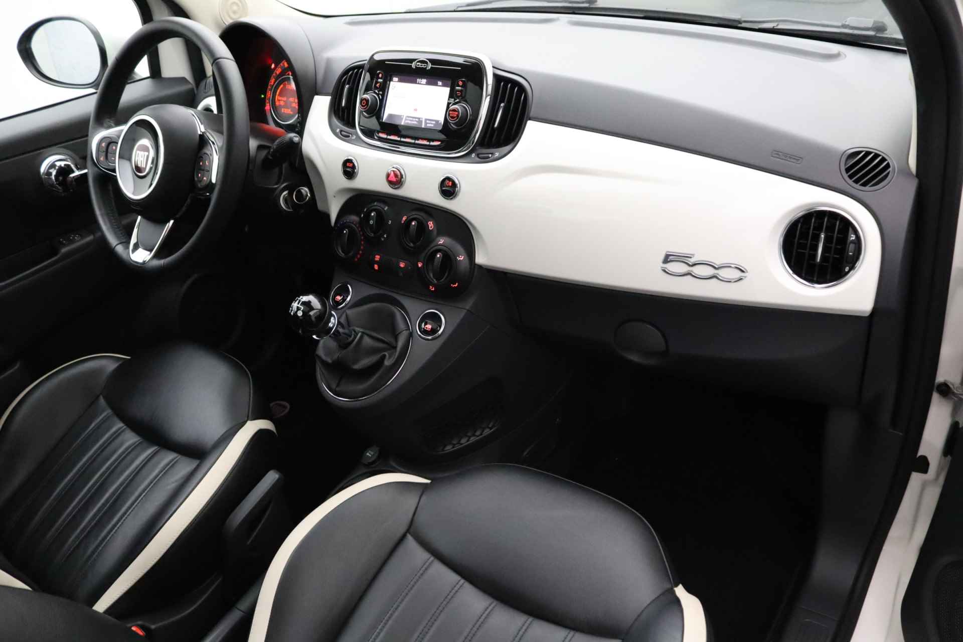 Fiat 500 0.9 TwinAir Turbo Lounge | Schuifdak | Lederen bekleding | Airco | Navigatie - 13/27