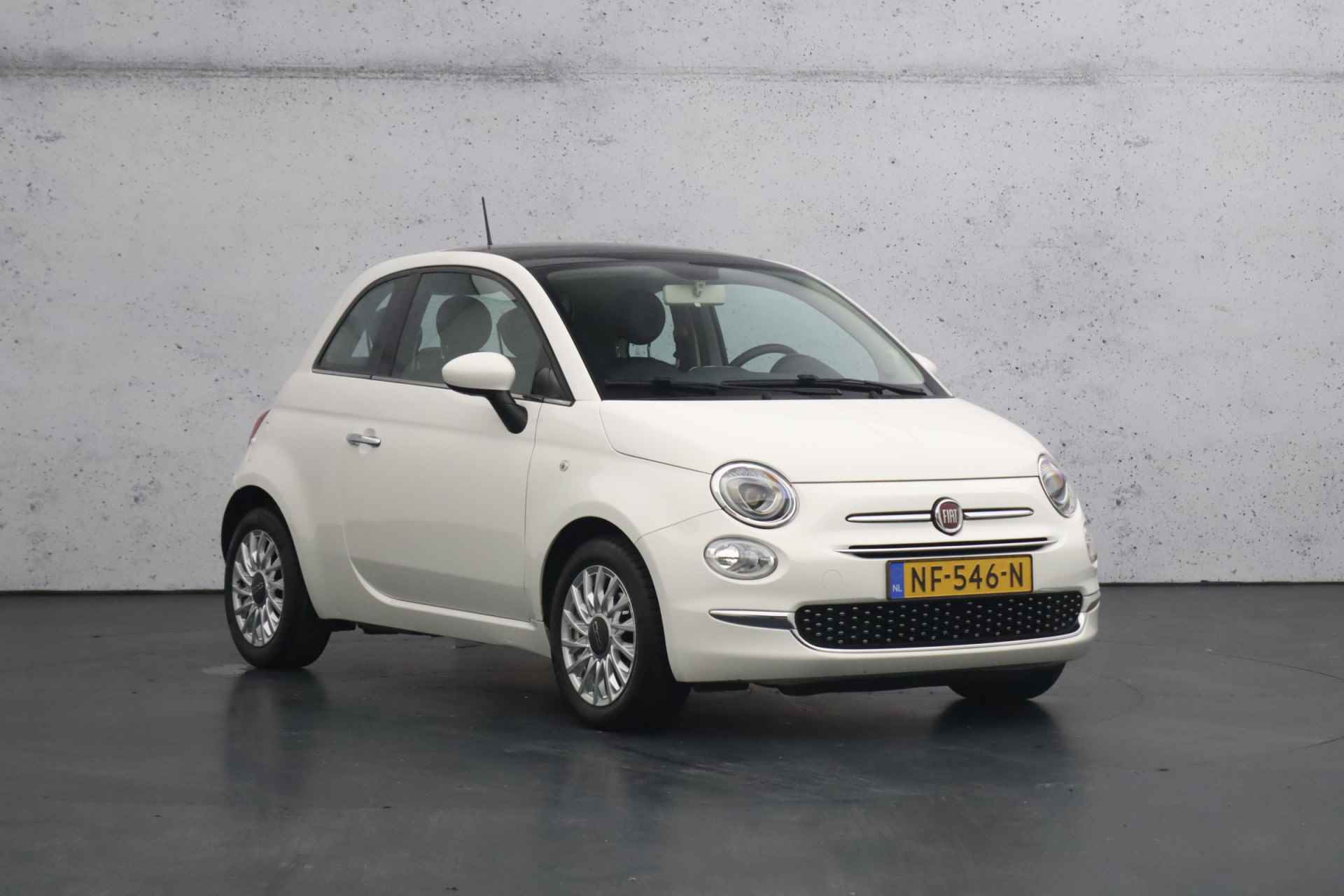 Fiat 500 0.9 TwinAir Turbo Lounge | Schuifdak | Lederen bekleding | Airco | Navigatie - 25/27