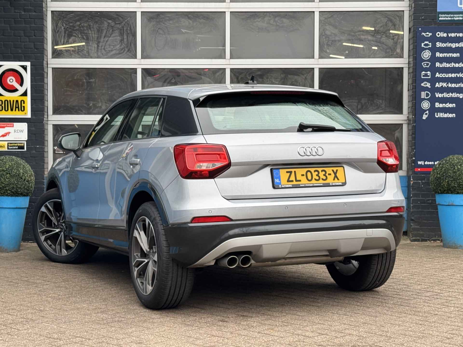 Audi Q2 150pk Prijs Inclusief Onderhoud & 12 Maand BOVAG Garantie | Florett Silver Metallic | Audi Soundsystem | - 42/46