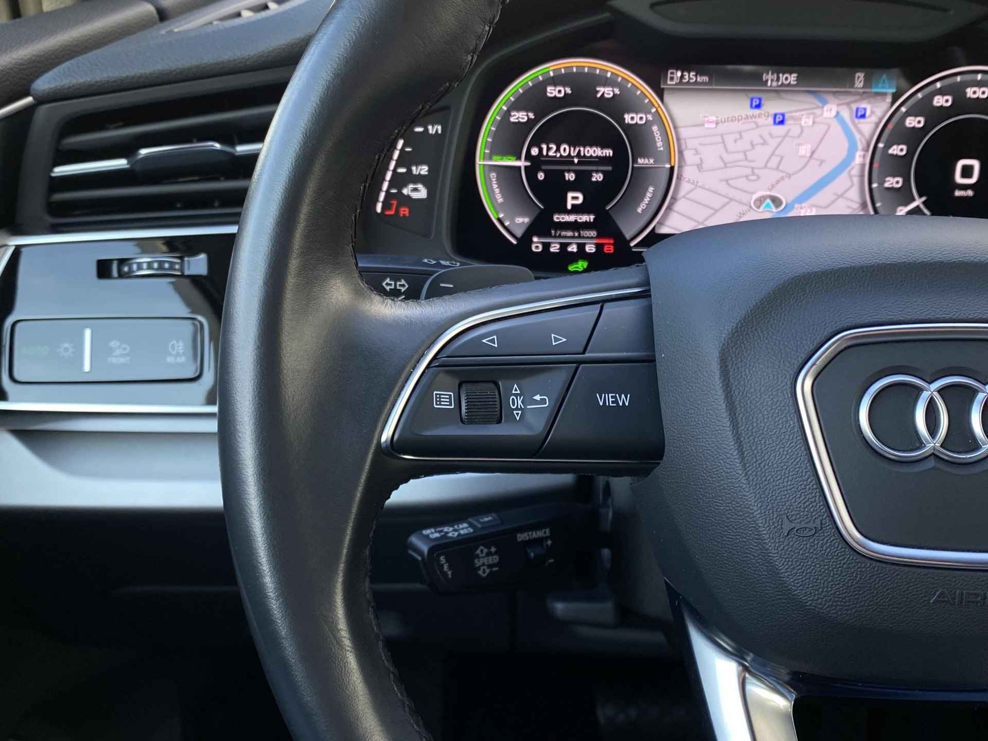 Audi Q7 55 TFSI e quattro Pro Line S | Instelbare Luchtvering | Navigatie | Trekhaak | Adaptieve Cruise Control | Head-Up Display | Stoelverwarming voor + achter | Sfeerverlichting | - 13/40