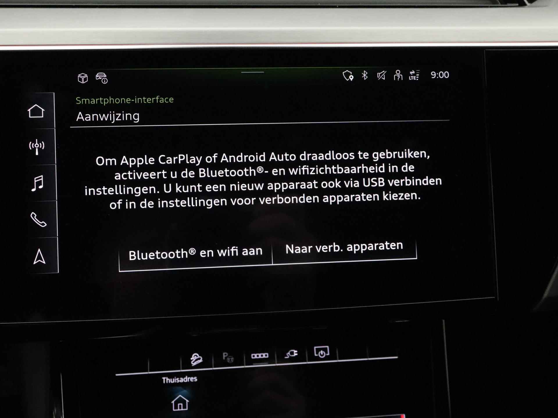 Audi e-tron 55 quattro S edition 95 kWh | Pano.dak | Luchtvering | Stoelverwarming | Carplay | 22"| Navigatie | Camera | - 16/24