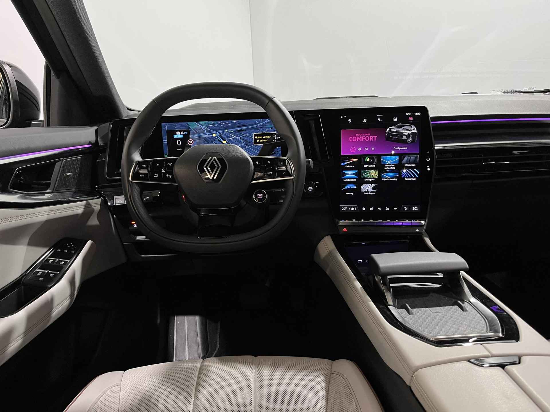 Renault Espace 200PK E-Tech Hybrid Iconic 7p. Automaat | DEMO | 7 Zitplaatsen | Harman Kardon | Head Up Display | Wit Leder | Massagefunctie | Matrix LED | 360 Camera | Apple CarPlay/Android Auto | - 14/46