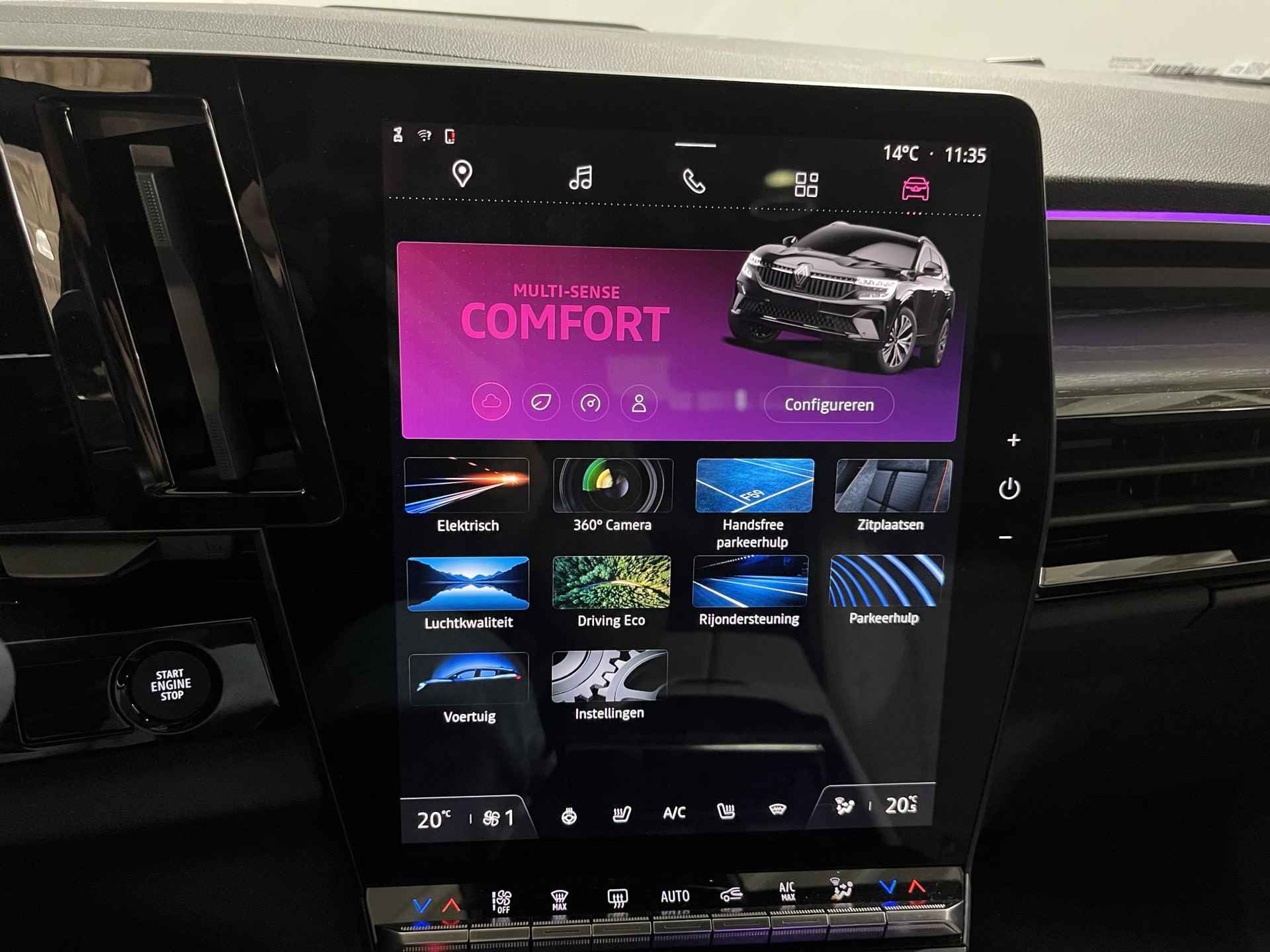 Renault Espace 200PK E-Tech Hybrid Iconic 7p. Automaat | DEMO | 7 Zitplaatsen | Harman Kardon | Head Up Display | Wit Leder | Massagefunctie | Matrix LED | 360 Camera | Apple CarPlay/Android Auto | - 33/46