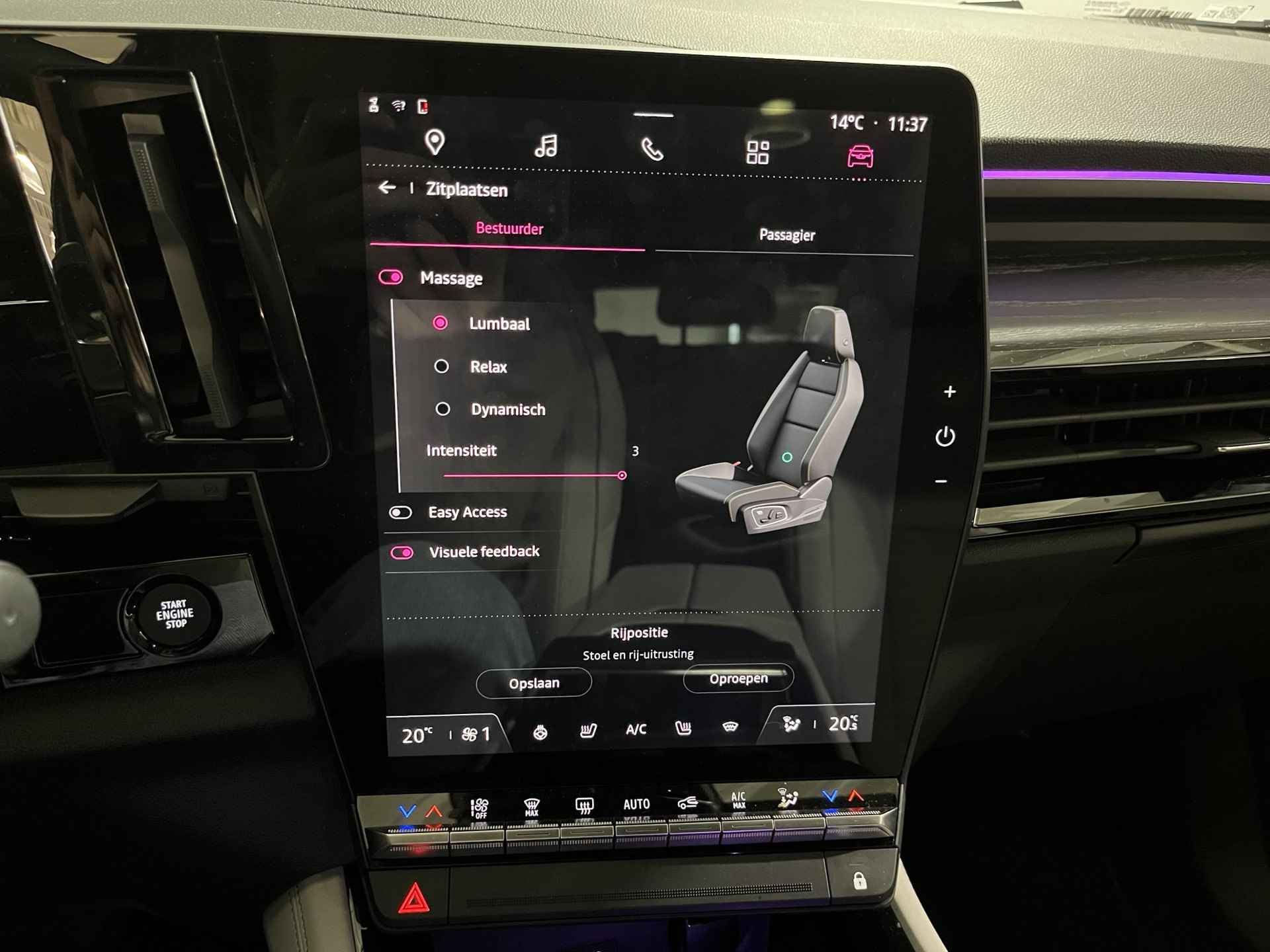 Renault Espace 200PK E-Tech Hybrid Iconic 7p. Automaat | DEMO | 7 Zitplaatsen | Harman Kardon | Head Up Display | Wit Leder | Massagefunctie | Matrix LED | 360 Camera | Apple CarPlay/Android Auto | - 37/46