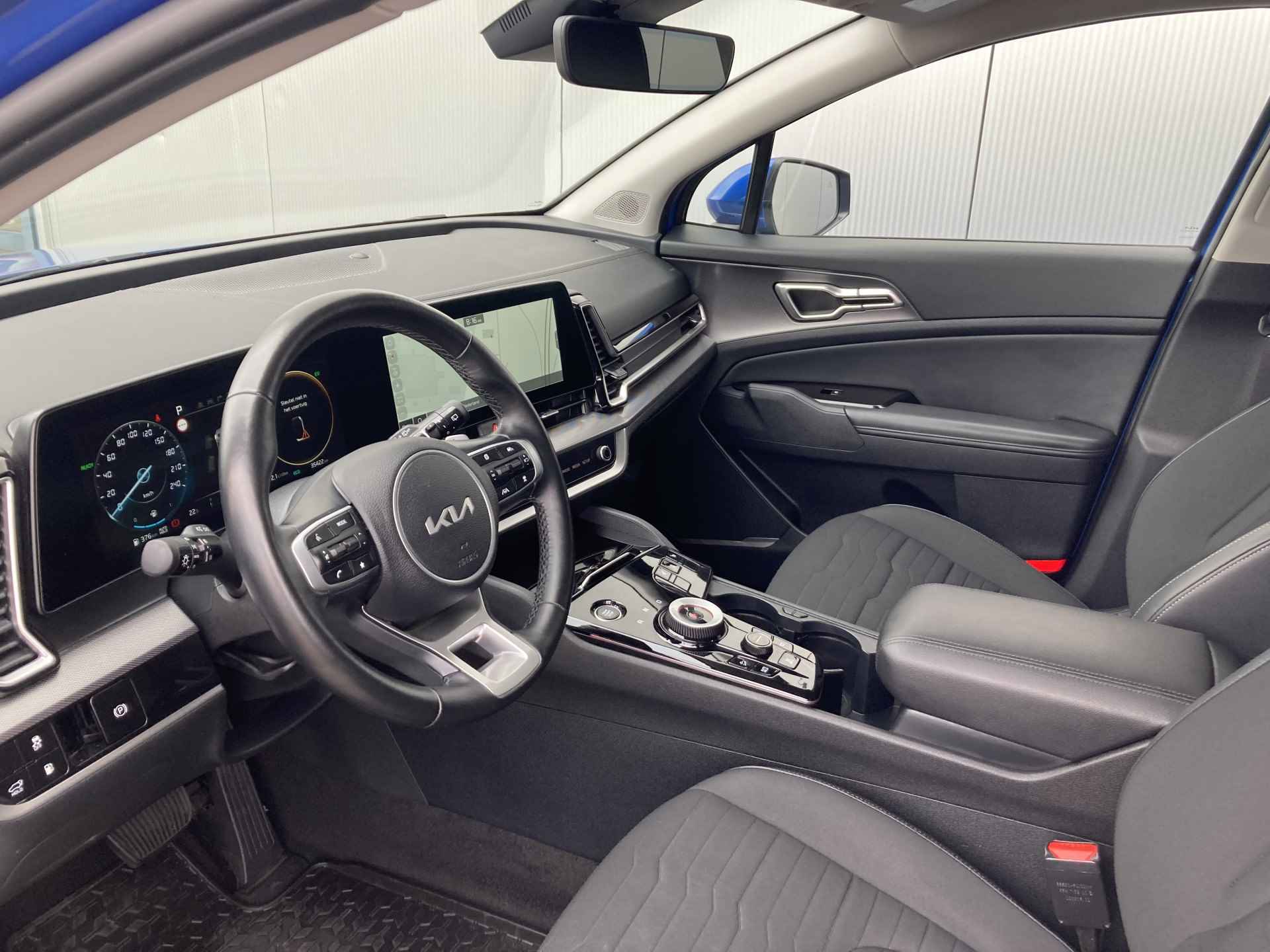 Kia Sportage 1.6 T-GDi Plug-in Hybrid AWD DynamicPlusline PHEV Navigatie, 19"Lm, 360 Camera, El. verstelbare stoelen, Stoel/Stuurverwarming, Climate Control - 11/21