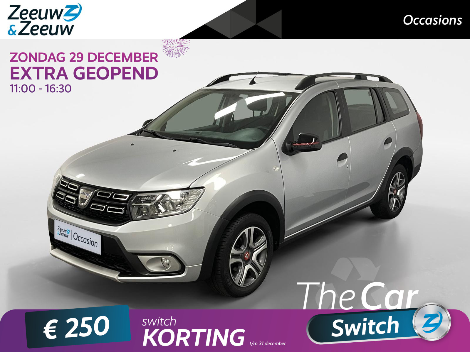 Dacia Logan MCV 0.9 TCe Tech Road Navi Airco camera parkeersensoren cruise controle trekhaak dealer onderhouden zeer mooie auto