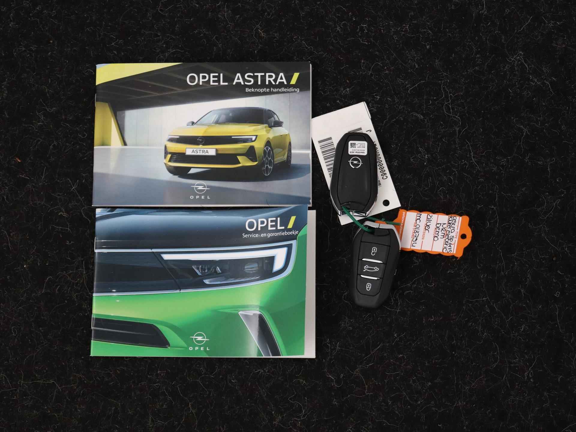Opel Astra Sports Tourer Electric 54 kWh Edition | Navi | Winterpakket | Camera | Parkeersensoren voor en achter | AGR comfort bestuurdersstoel | Adaptive Cruise Control | Climate Control | Demo | - 19/22