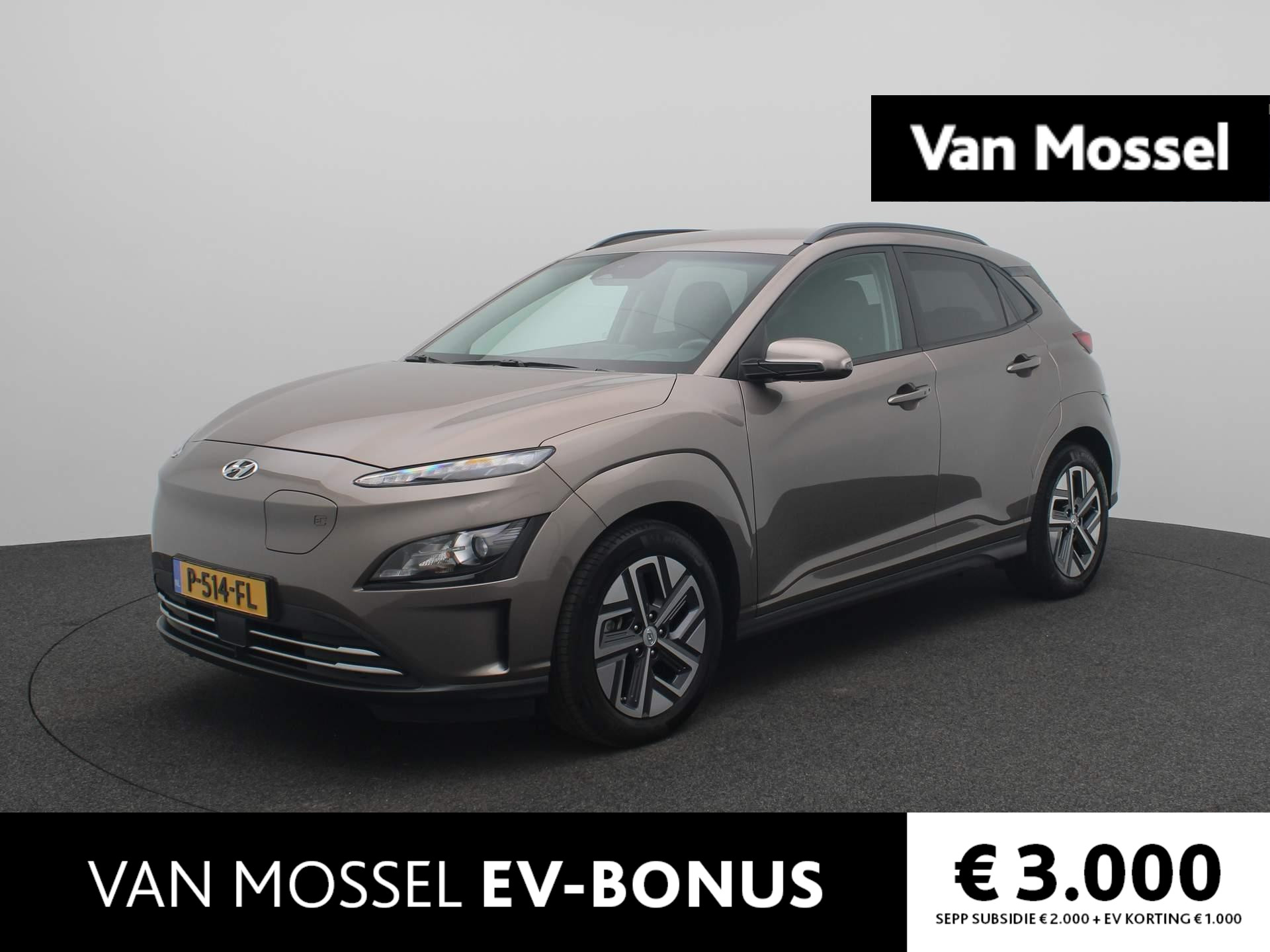 Hyundai Kona EV | Fashion | 64 kWh | | 3-fasen laden | Navigatie | Facelift! | Eerste Eigenaar! | Trekhaak |