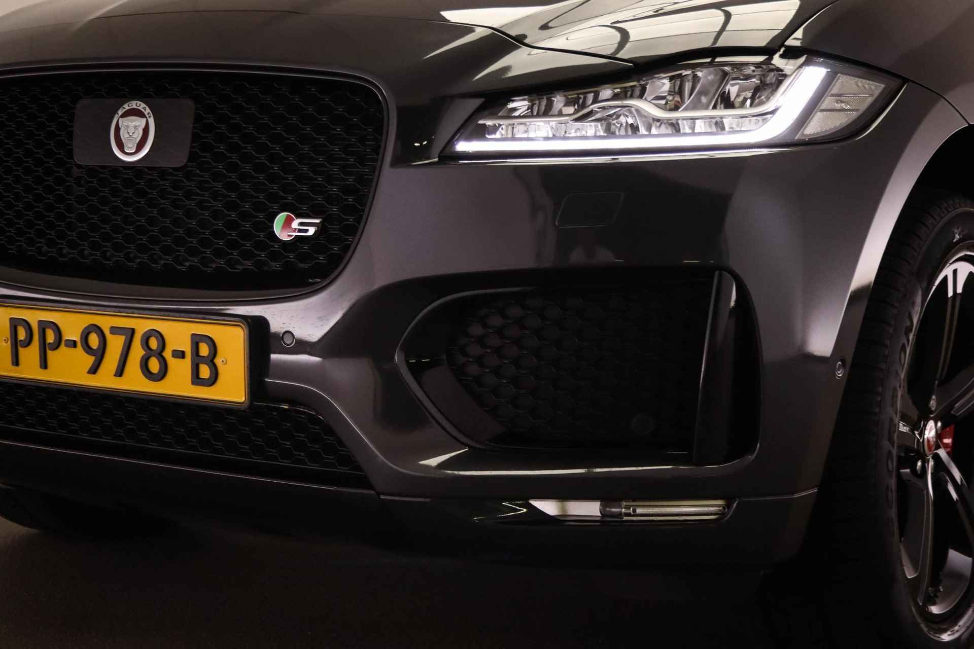 Jaguar F-Pace 3.0 S/C S AWD 35t Black Pack S | PANORAMADAK | HEAD UP | 360° PDC | TREKHAAK - 13/61