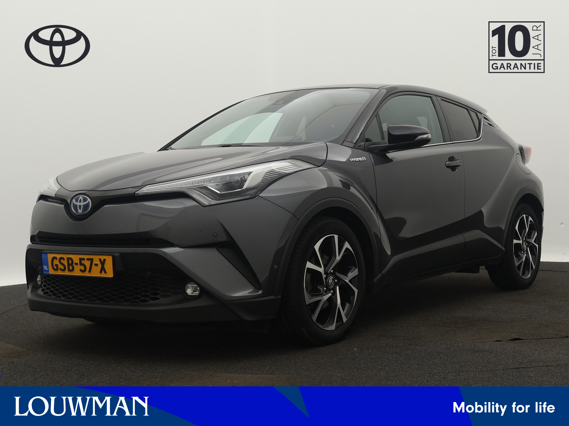 Toyota C-HR 1.8 Hybrid Bi-tone Plus Limited | Navigatie | Camera | LM velgen | Climate Control | Leder | Stoel en stuurwiel verwarmd |