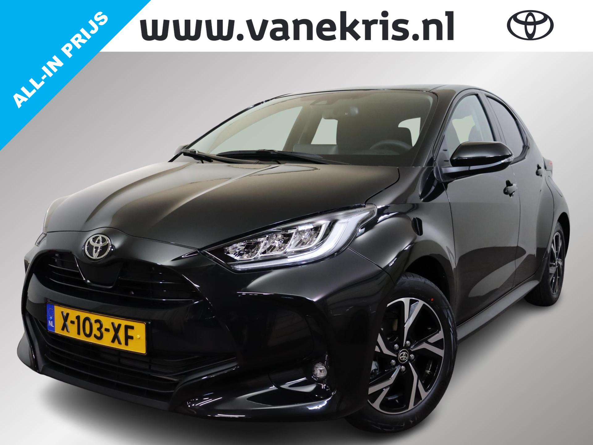 Toyota Yaris 1.5 VVT-i First Edition, NAVI, Smart key, 16 Inch Lm velgen, Draadloos Apple care play & Android auto!!