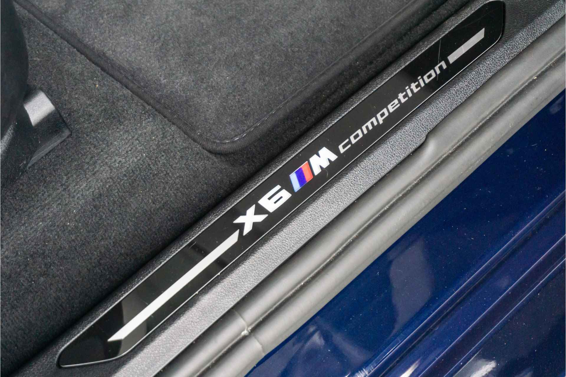 BMW X6 M Competion / M Driver's Pack / Glazen panoramadak Sky Lounge /  M Carbon Achterspoiler / Night Vision met persoonsherkenning / - 41/57