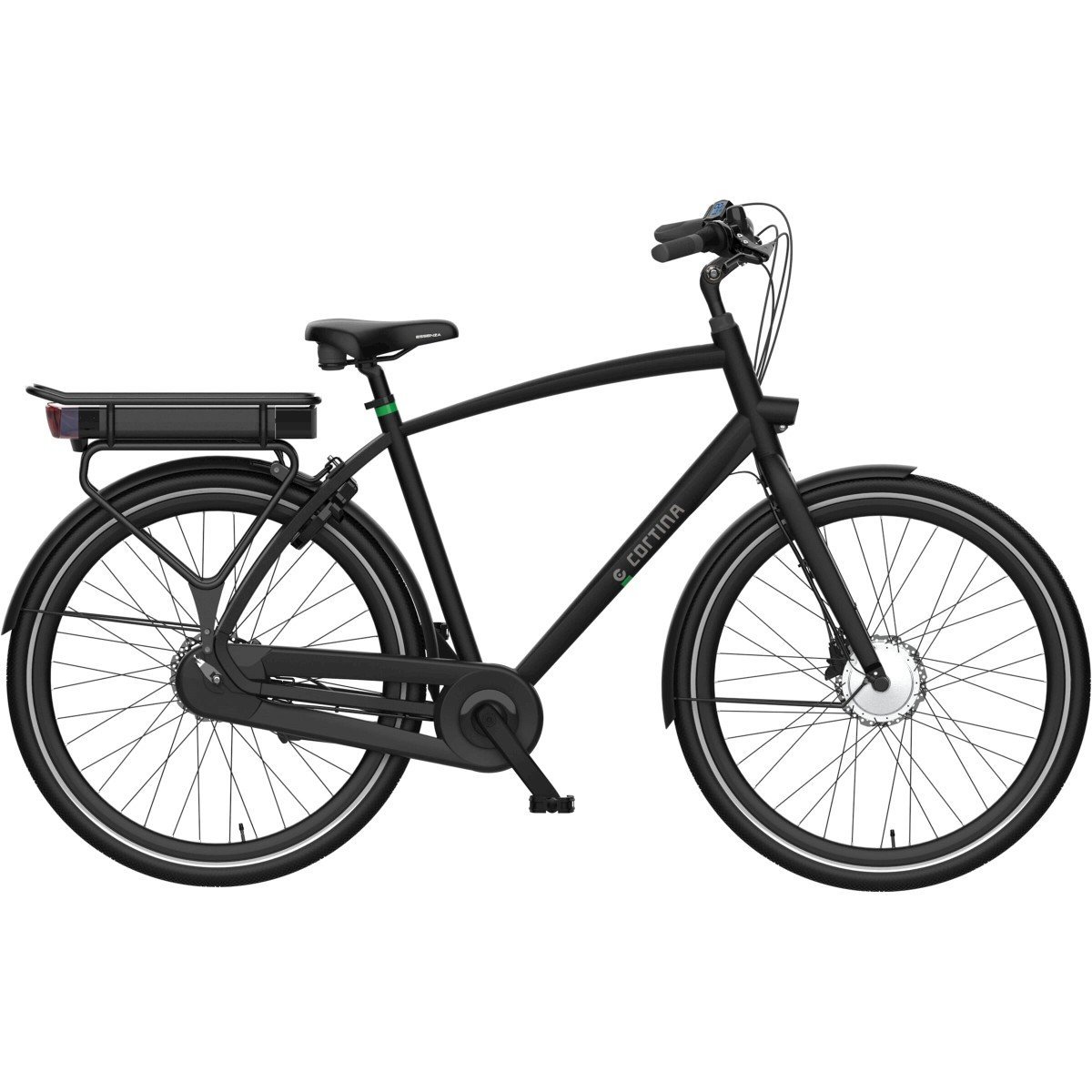 CORTINA Fiets E-Tide 300Wh Heren Zwart 57cm 2024