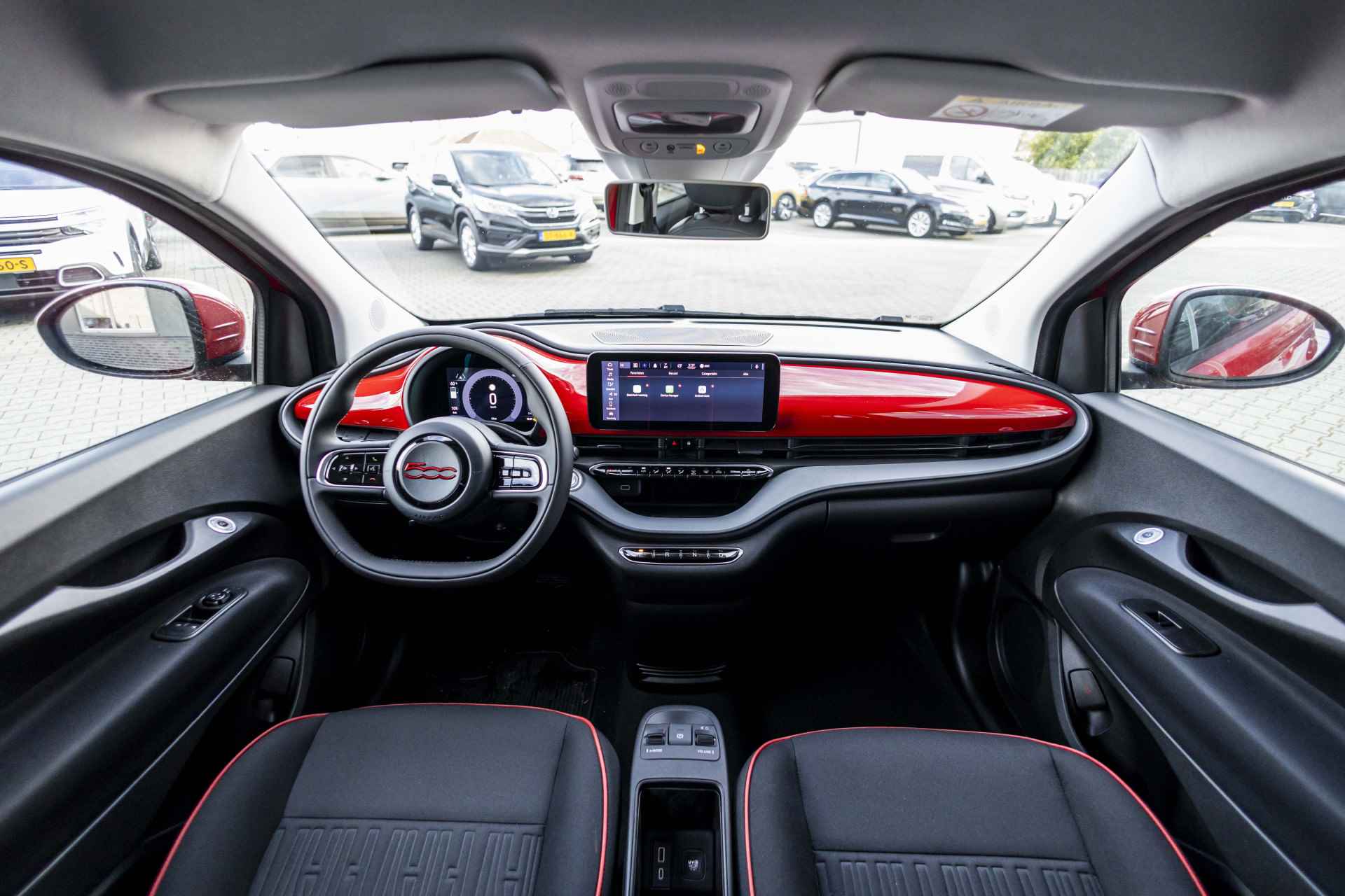 Fiat 500 RED 24 kWh NIEUW! | Climate | NL Auto - 6/39