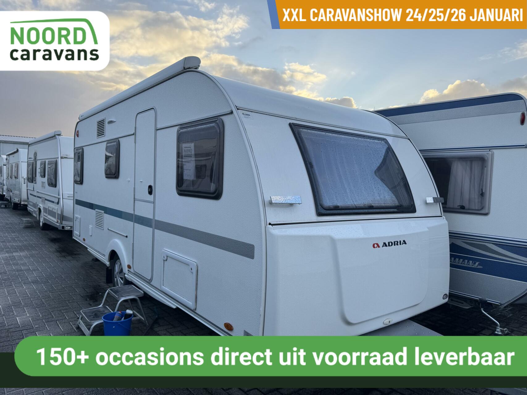 ADRIA AVIVA 522 PT STAPELBED + MOVER + LUIFEL + VOORTENT