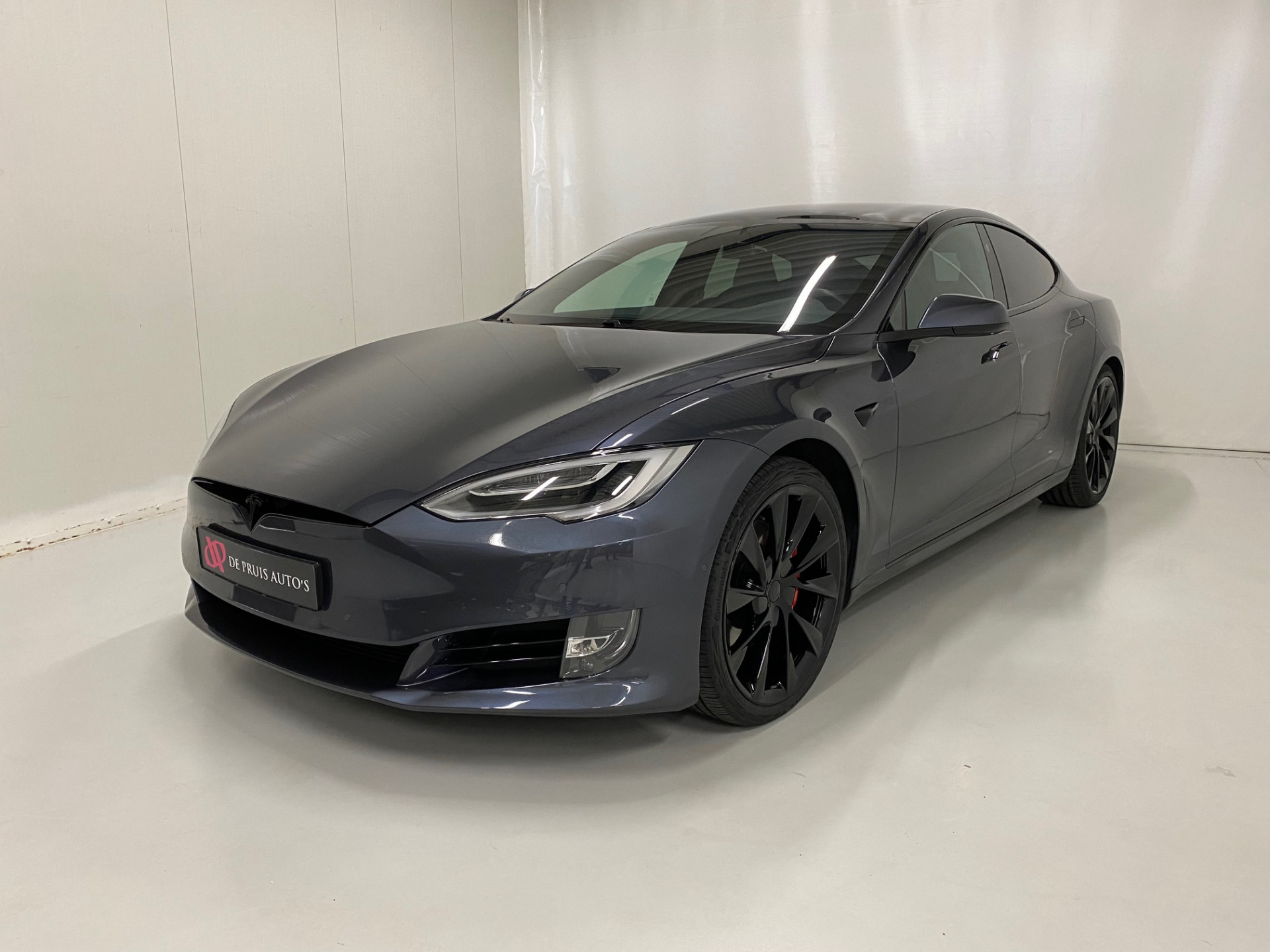 Tesla Model S 100D  21inch Panodak *Nieuw Accupack* Autopilot 2.5  Hoogglans zwartoptiek Alcantara hemel