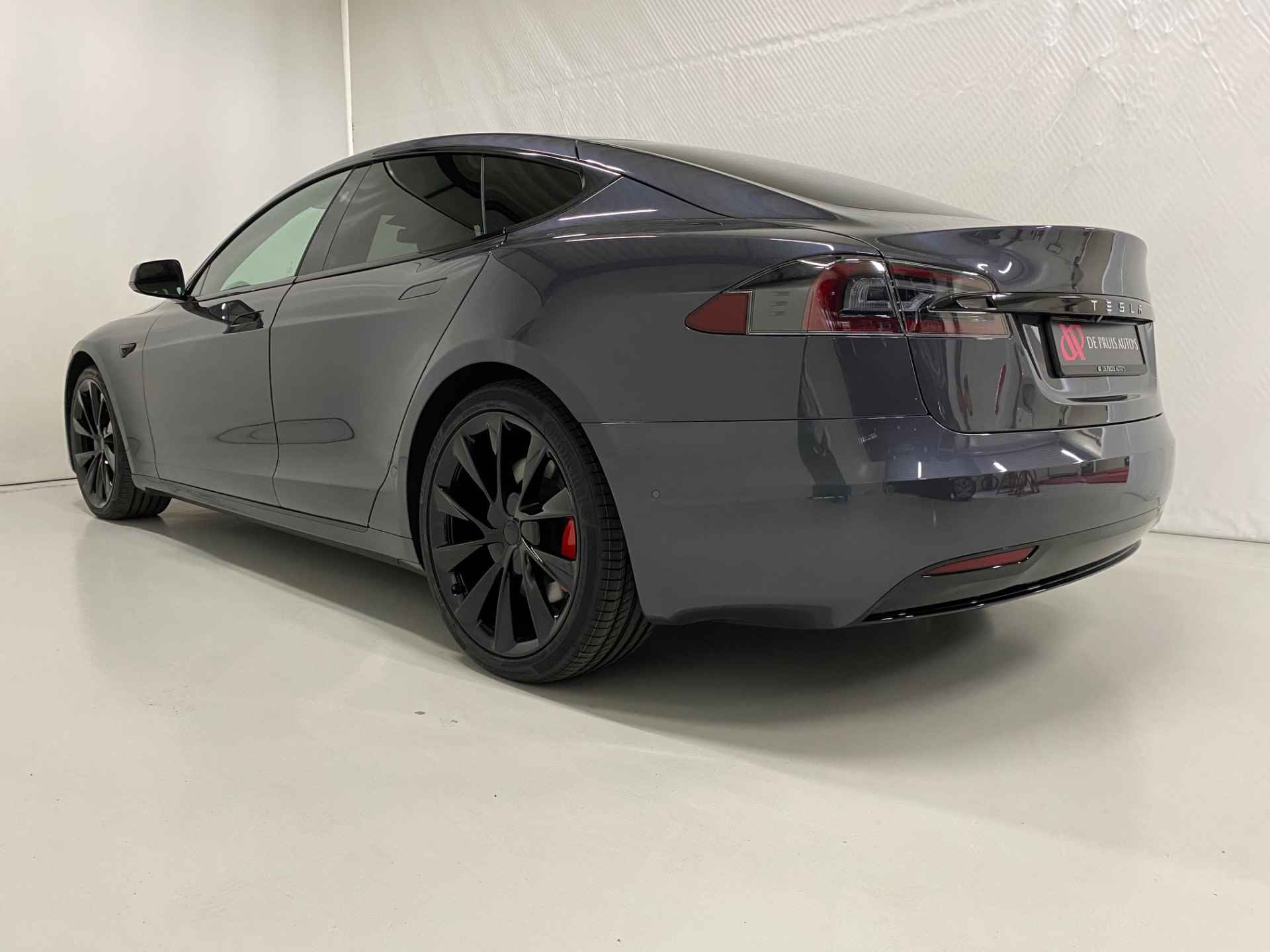 Tesla Model S 100D  21inch Panodak *Nieuw Accupack* Autopilot 2.5  Hoogglans zwartoptiek Alcantara hemel - 4/33