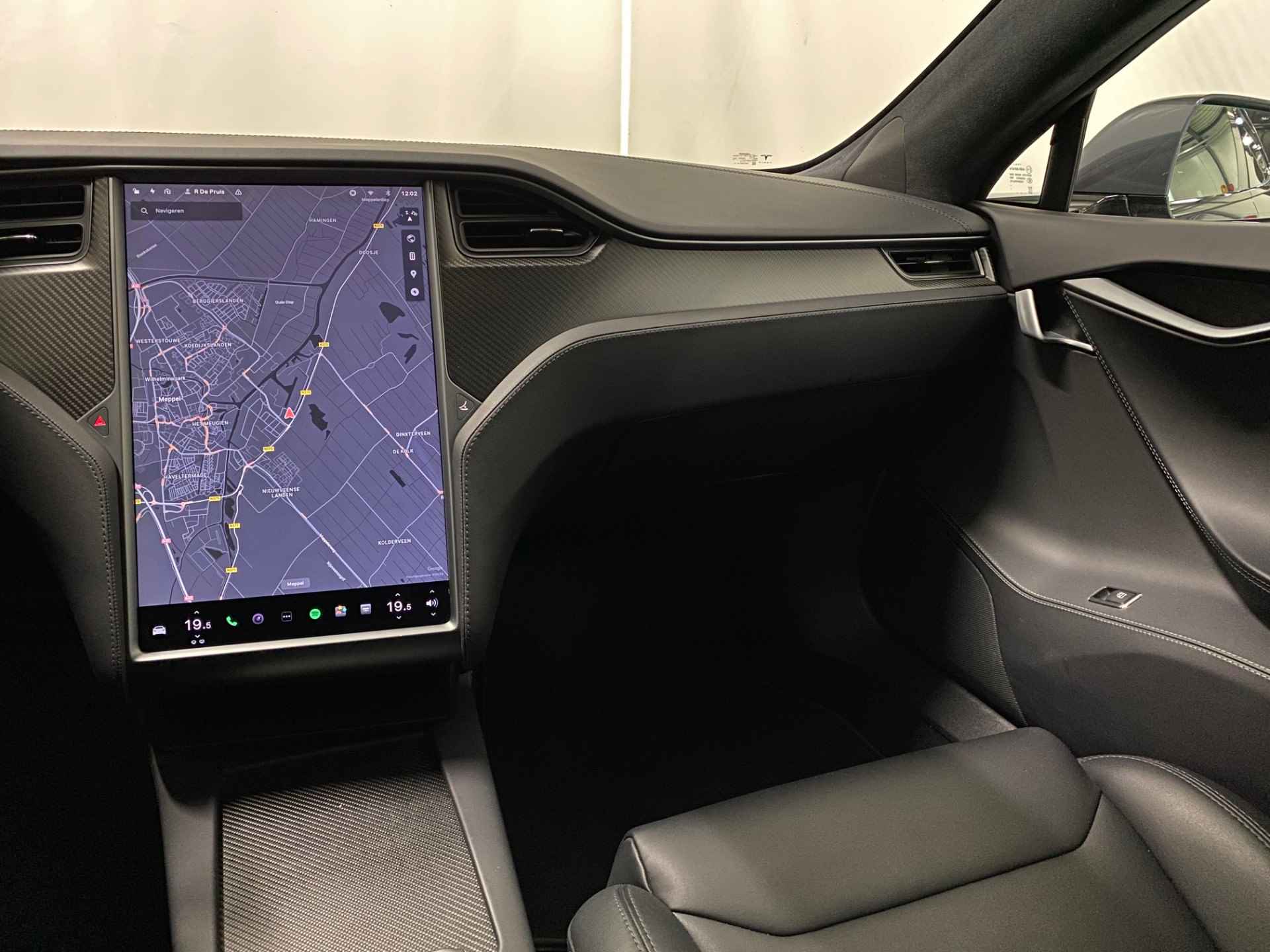 Tesla Model S 100D  21inch Panodak *Nieuw Accupack* Autopilot 2.5  Hoogglans zwartoptiek Alcantara hemel - 24/33