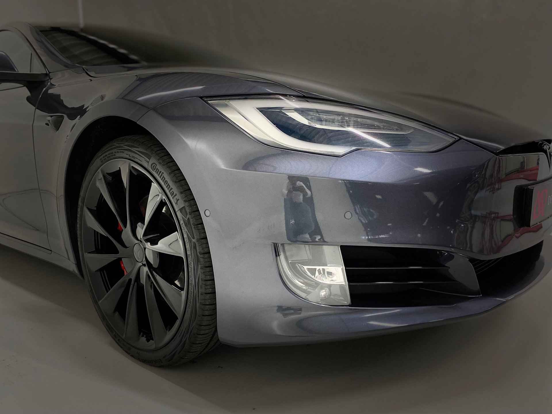 Tesla Model S 100D  21inch Panodak *Nieuw Accupack* Autopilot 2.5  Hoogglans zwartoptiek Alcantara hemel - 25/33