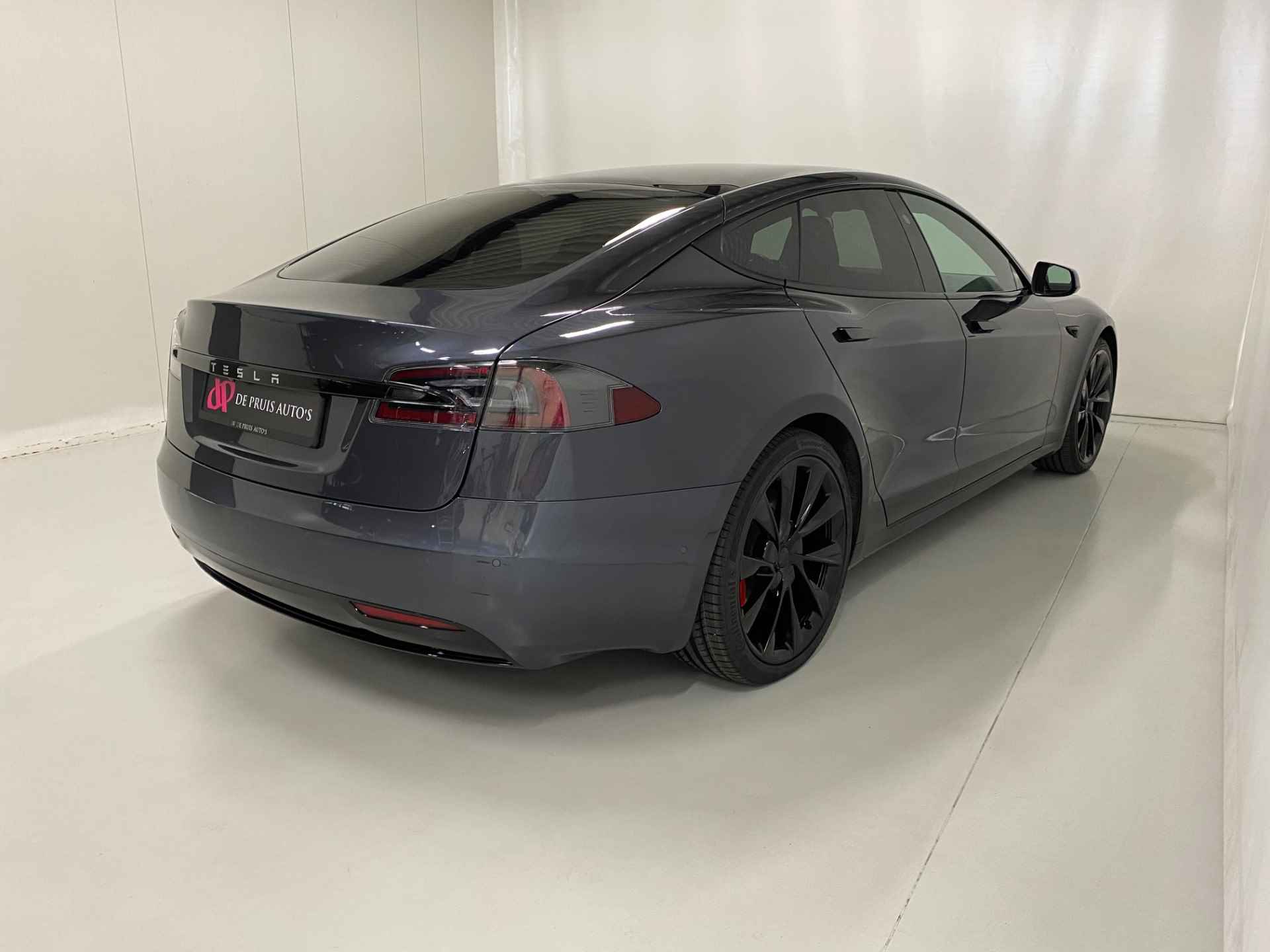 Tesla Model S 100D  21inch Panodak *Nieuw Accupack* Autopilot 2.5  Hoogglans zwartoptiek Alcantara hemel - 27/33