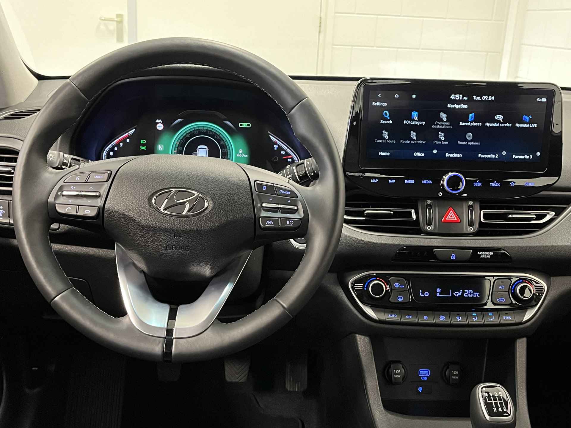 Hyundai i30 Wagon 1.0 T-GDi MHEV Comfort Smart LED KOPLAMPEN | NAVIGATIE | PARKEERSENSOREN + CAMERA ACHTER | RUIME STATIONWAGON - 6/42