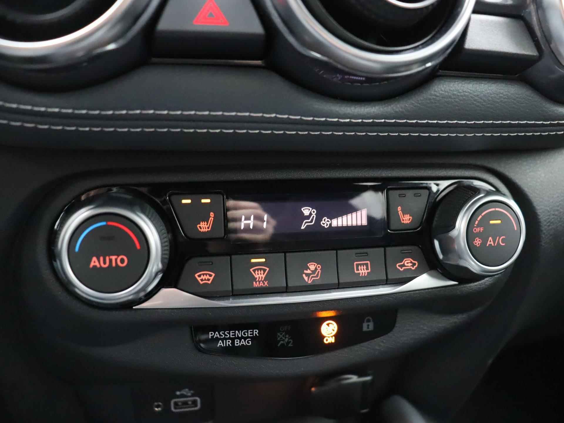 Nissan Juke 1.0 DIG-T N-Design 19" LMV | ACC | 360 graden camera | Navigatie | Stoelverwarming - 17/32