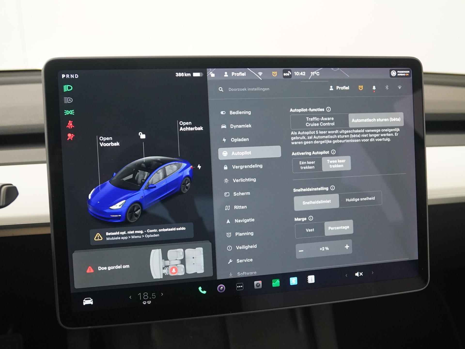 Tesla Model 3 Long Range AWD Dual | Camera | Adapt.cruise | Blind spot | Premium Audio | Zondag open! - 20/45