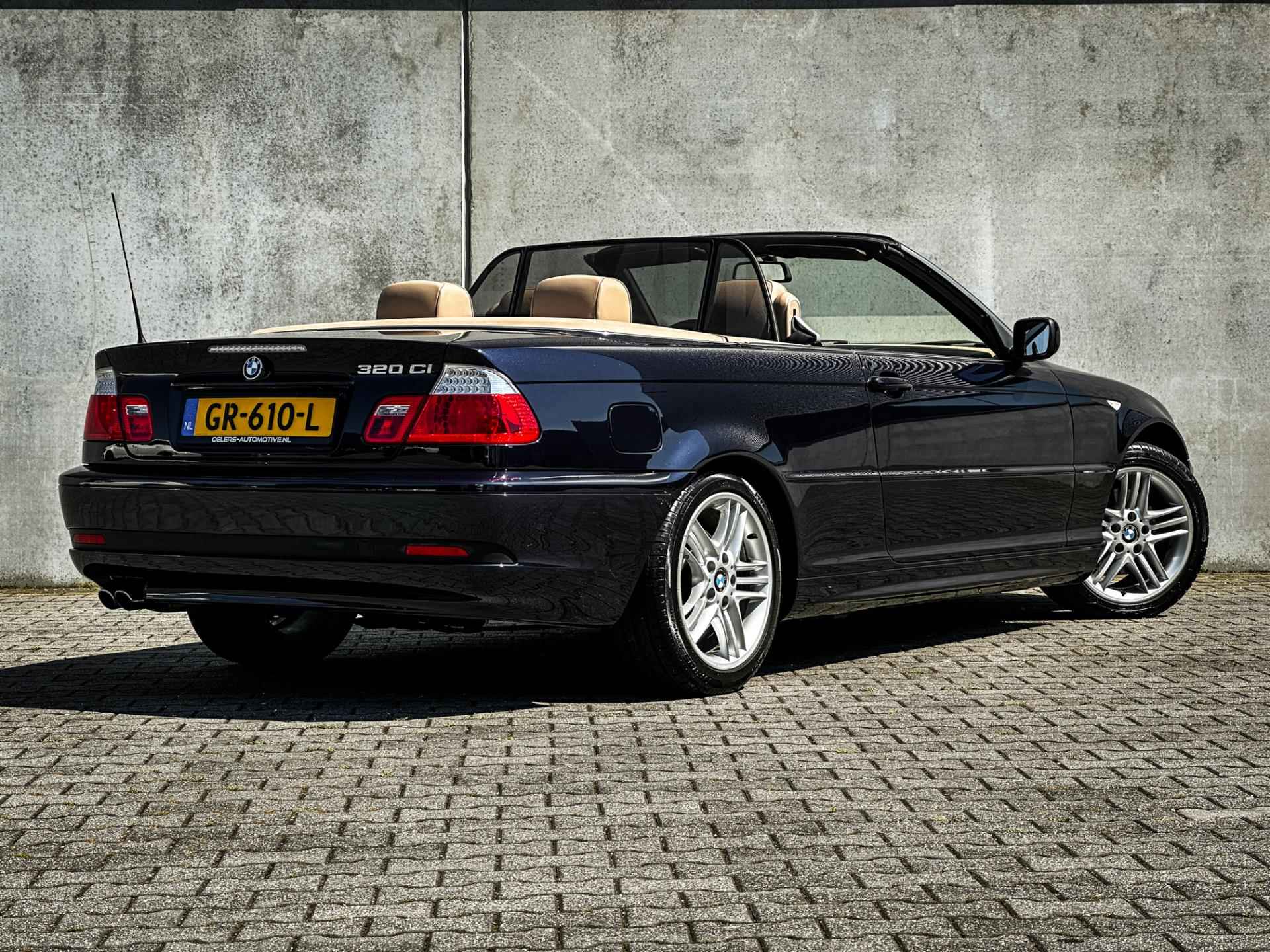 BMW 3-serie Cabrio 320Ci Special Executive | Leder | Xenon | Clima | Cruise | Blauw metalic | Volledig origineel | - 2/42