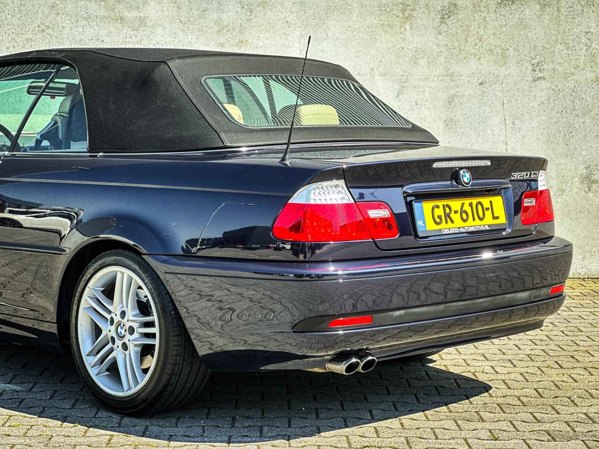 BMW 3-serie Cabrio 320Ci Special Executive | Leder | Xenon | Clima | Cruise | Blauw metalic | Volledig origineel | - 8/42