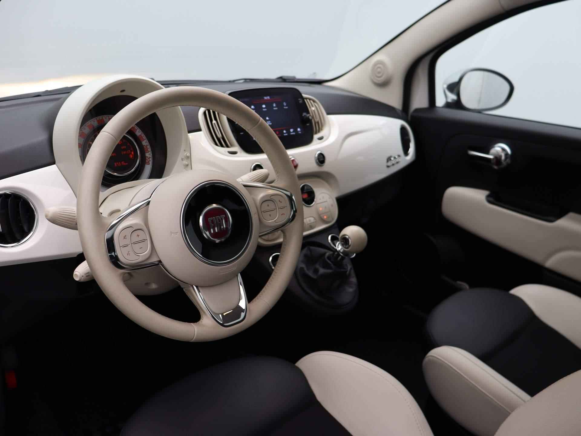 Fiat 500 1.0 Hybrid Dolcevita | Panoramadak | Apple CarPlay | Climate Control | Parkeersensoren | 16'' Velgen - 19/22