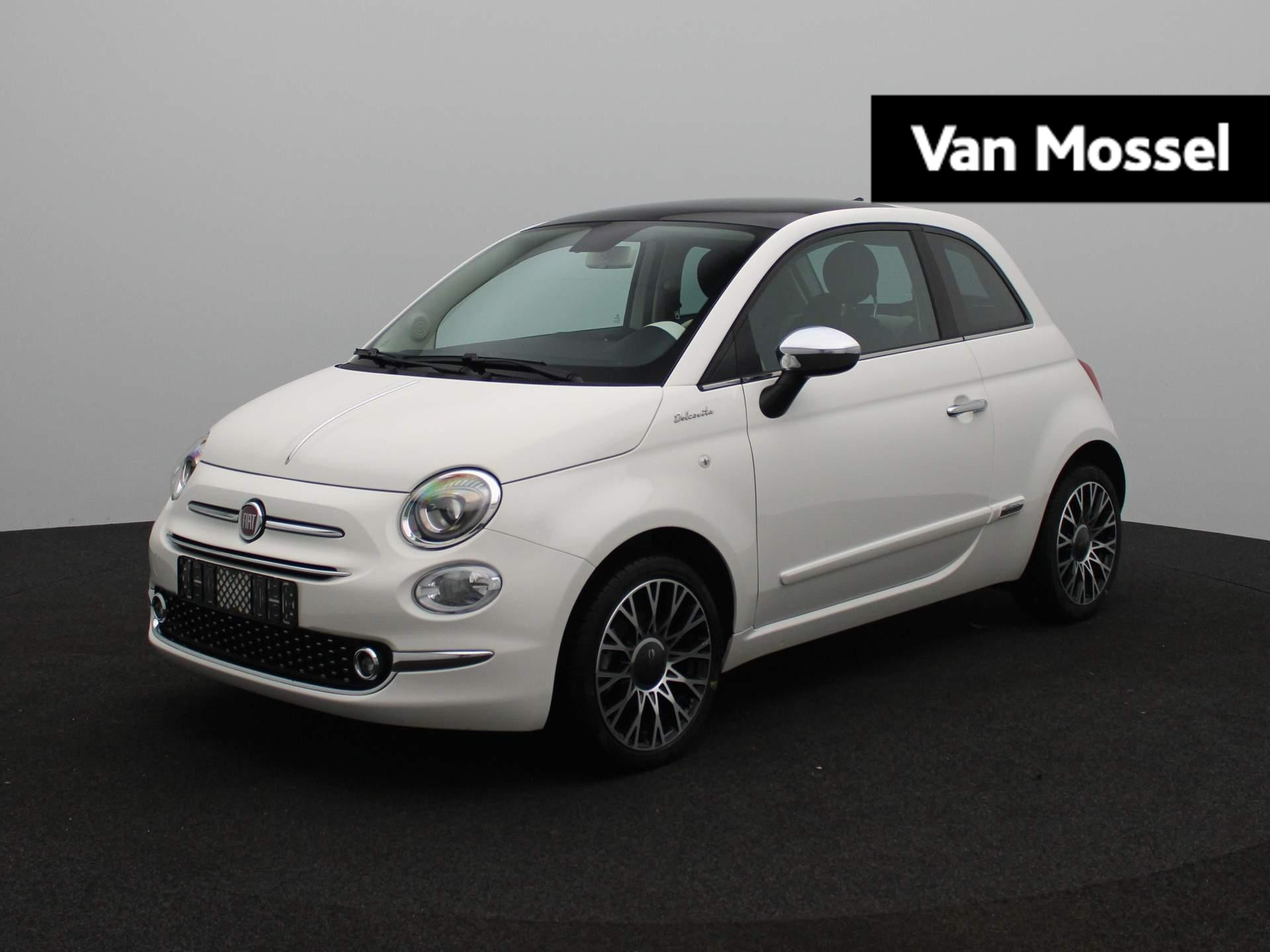 Fiat 500 1.0 Hybrid Dolcevita | Panoramadak | Apple CarPlay | Climate Control | Parkeersensoren | 16'' Velgen